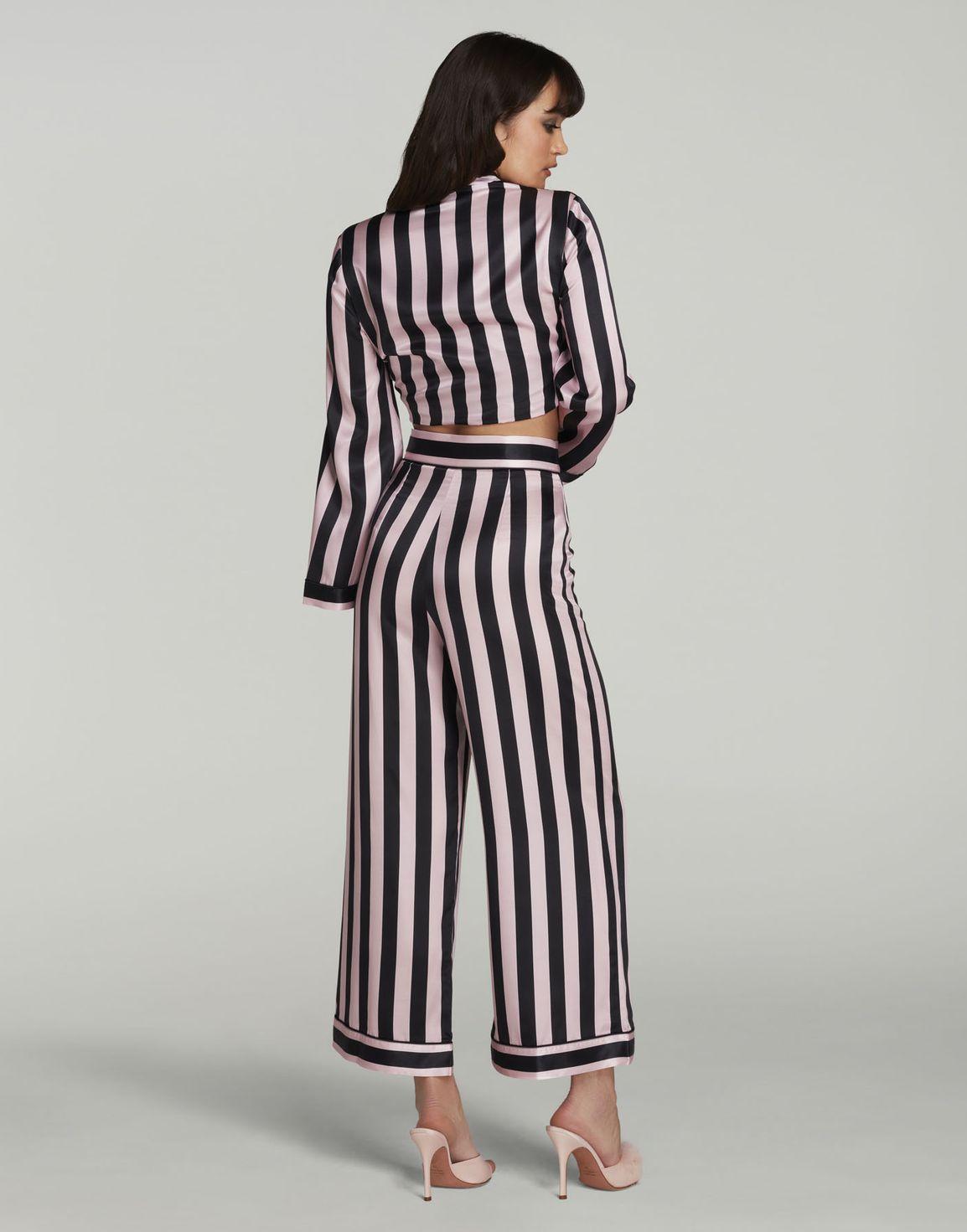 Classic Pyjama Trousers Stripe/Pink | Agent Provocateur