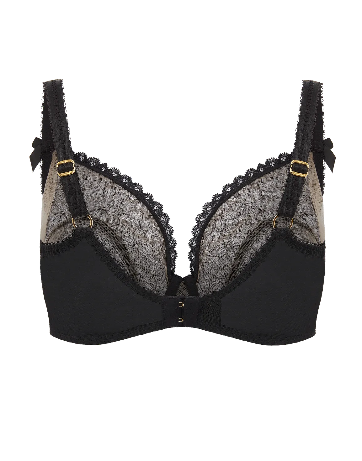 Aliza Plunge Underwired Bra Black | Agent Provocateur