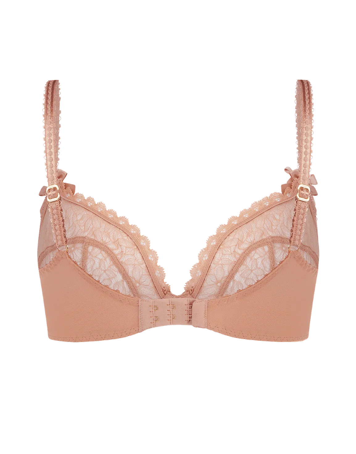 Aliza Plunge Underwired Bra Praline | Agent Provocateur