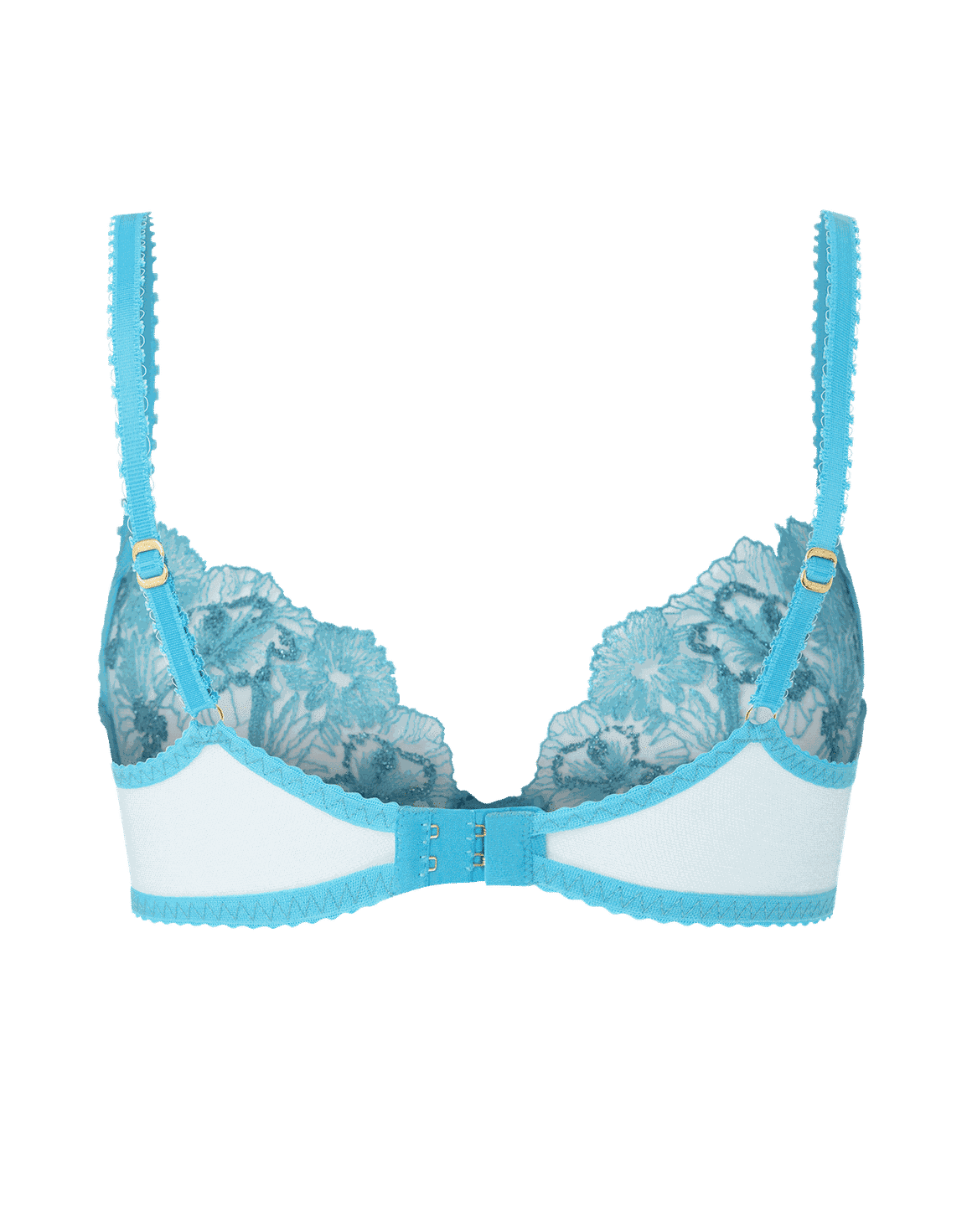 Astria Plunge Underwired Bra Teal | Agent Provocateur