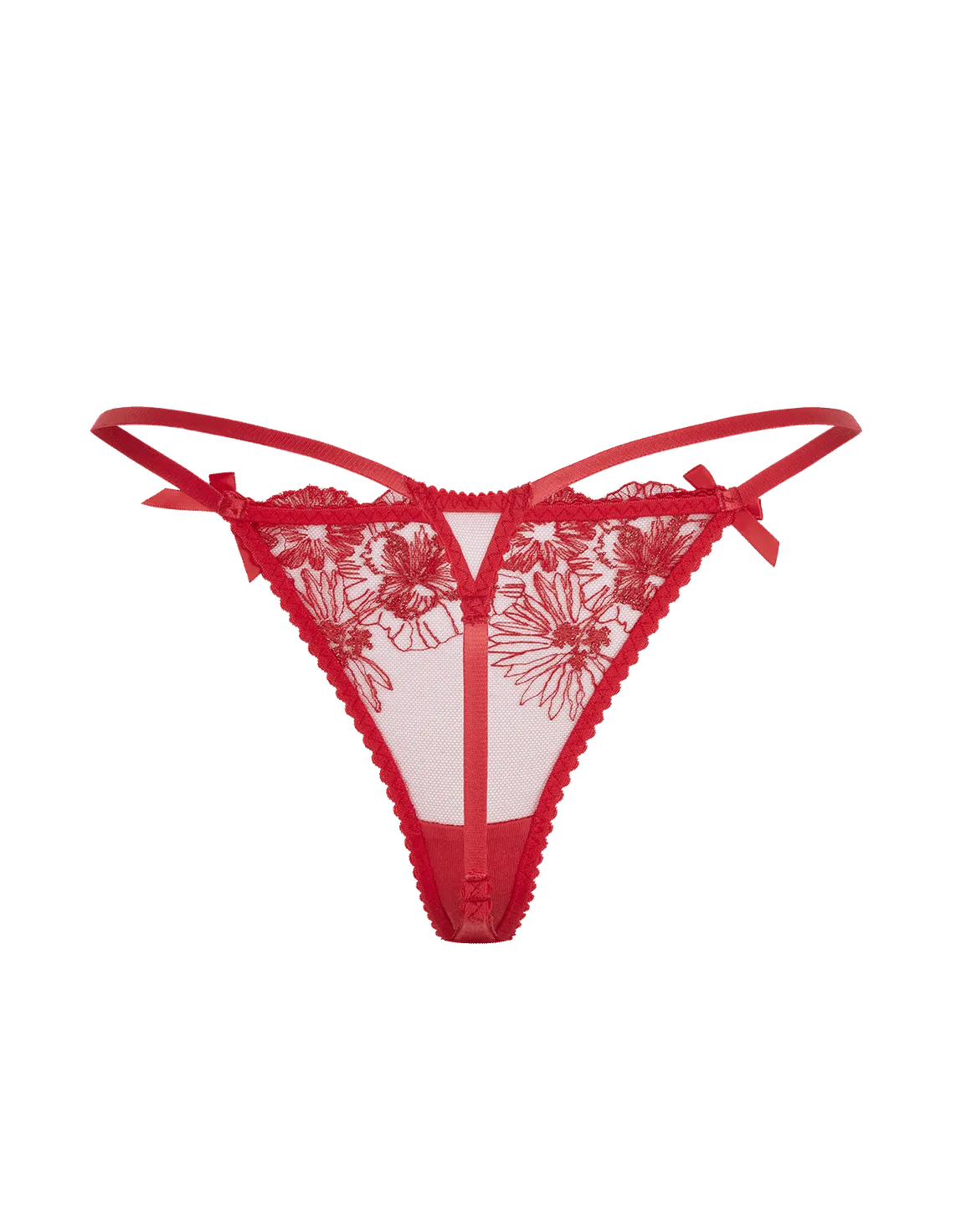 Astria Thong Metallic Red | Agent Provocateur