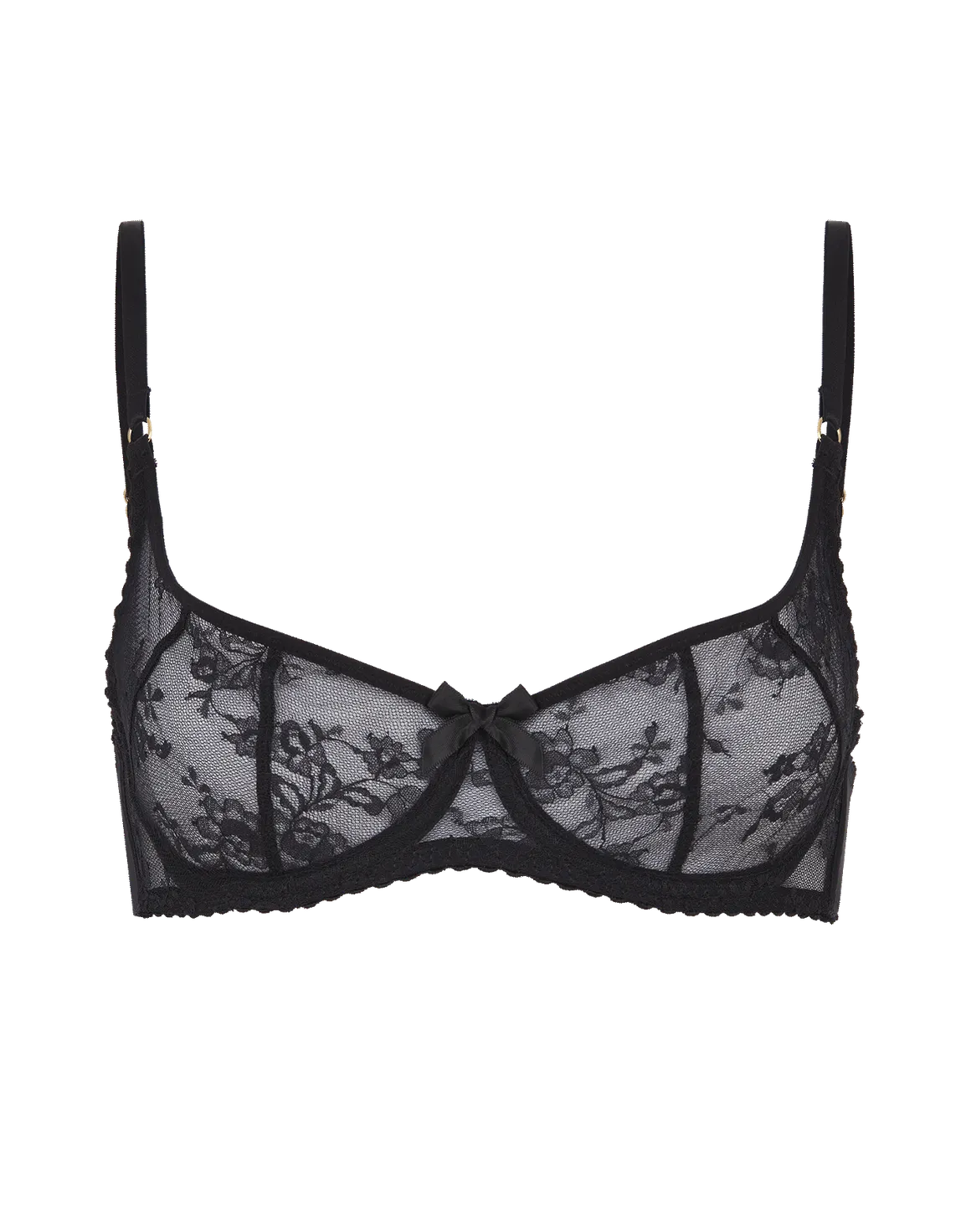 Sachaa Balconette Underwired Bra Black | Agent Provocateur