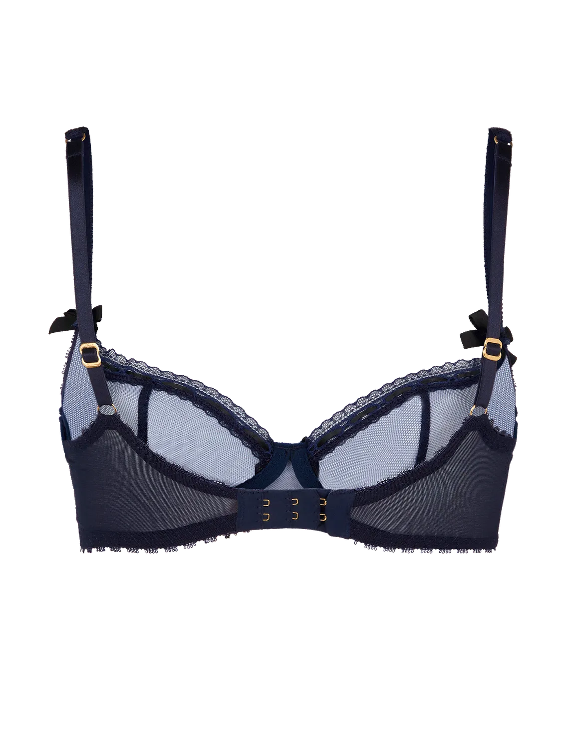 Claira Plunge Underwired Bra Navy/Black | Agent Provocateur