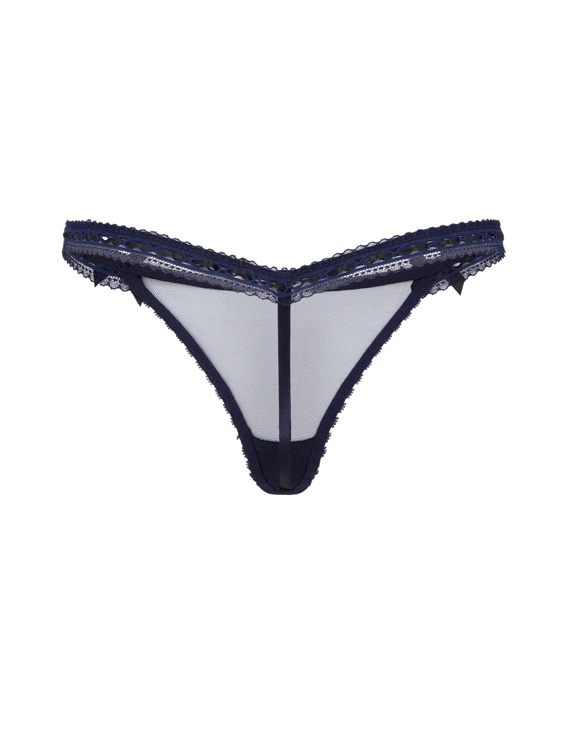 Claira Thong Navy/Black | Agent Provocateur