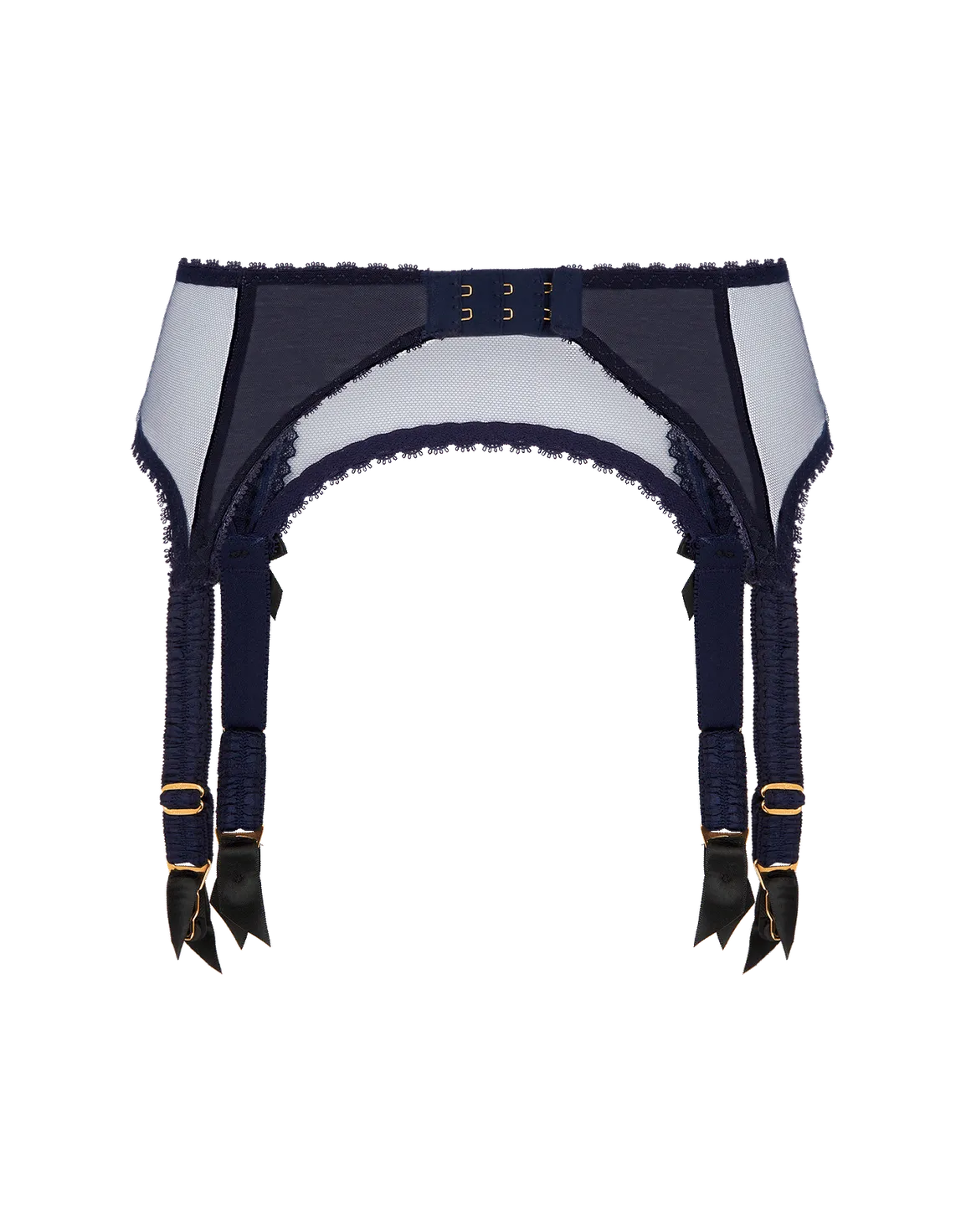 Claira Suspender Navy/Black | Agent Provocateur