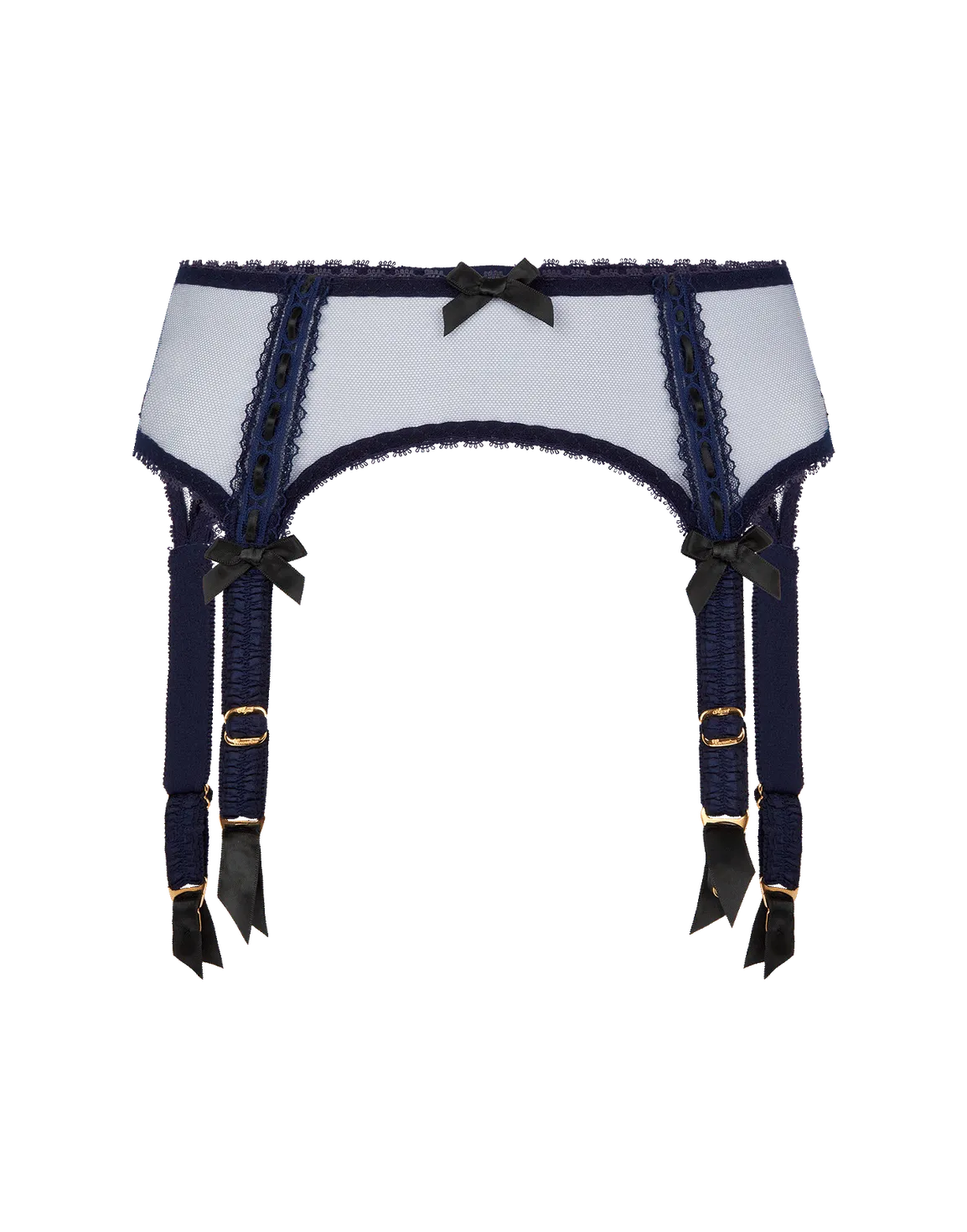 Claira Suspender Navy/Black | Agent Provocateur