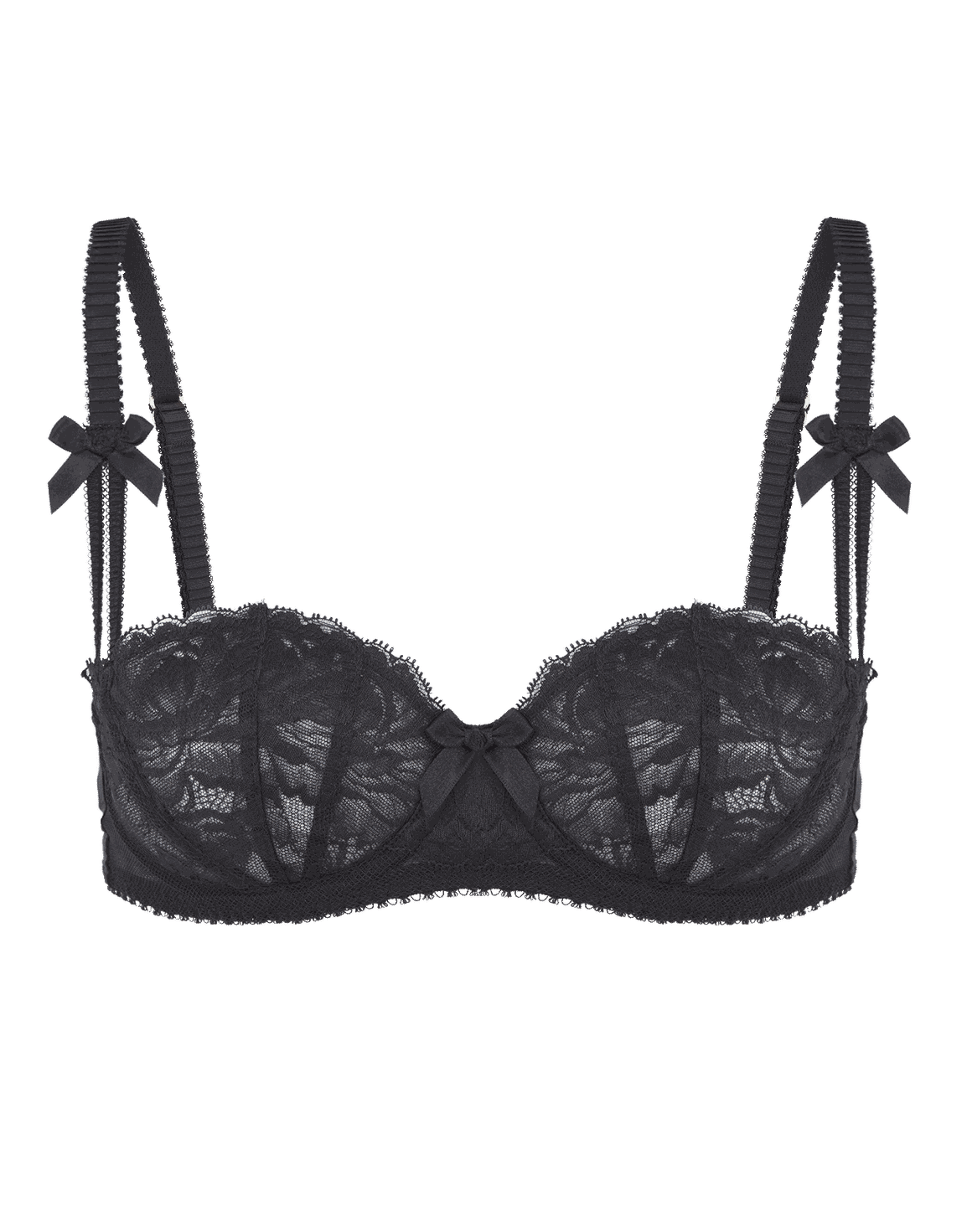 Yara Balconette Underwired Bra Black | Agent Provocateur