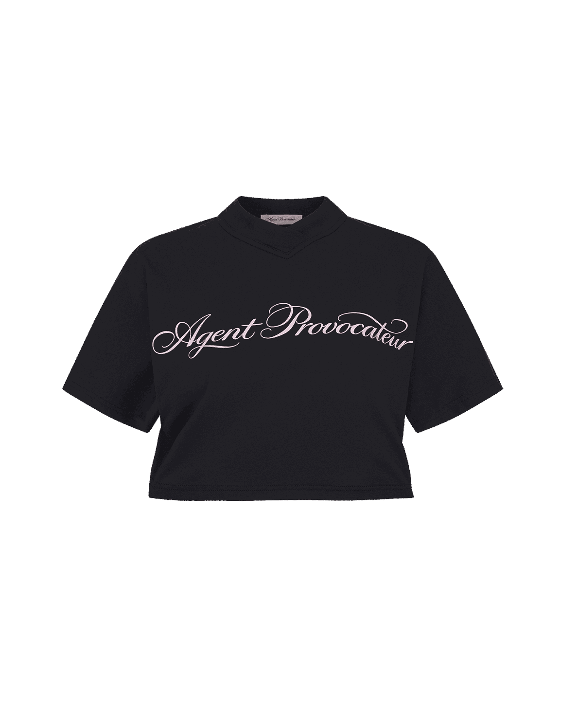 Rayley Crop T-Shirt Black | Agent Provocateur