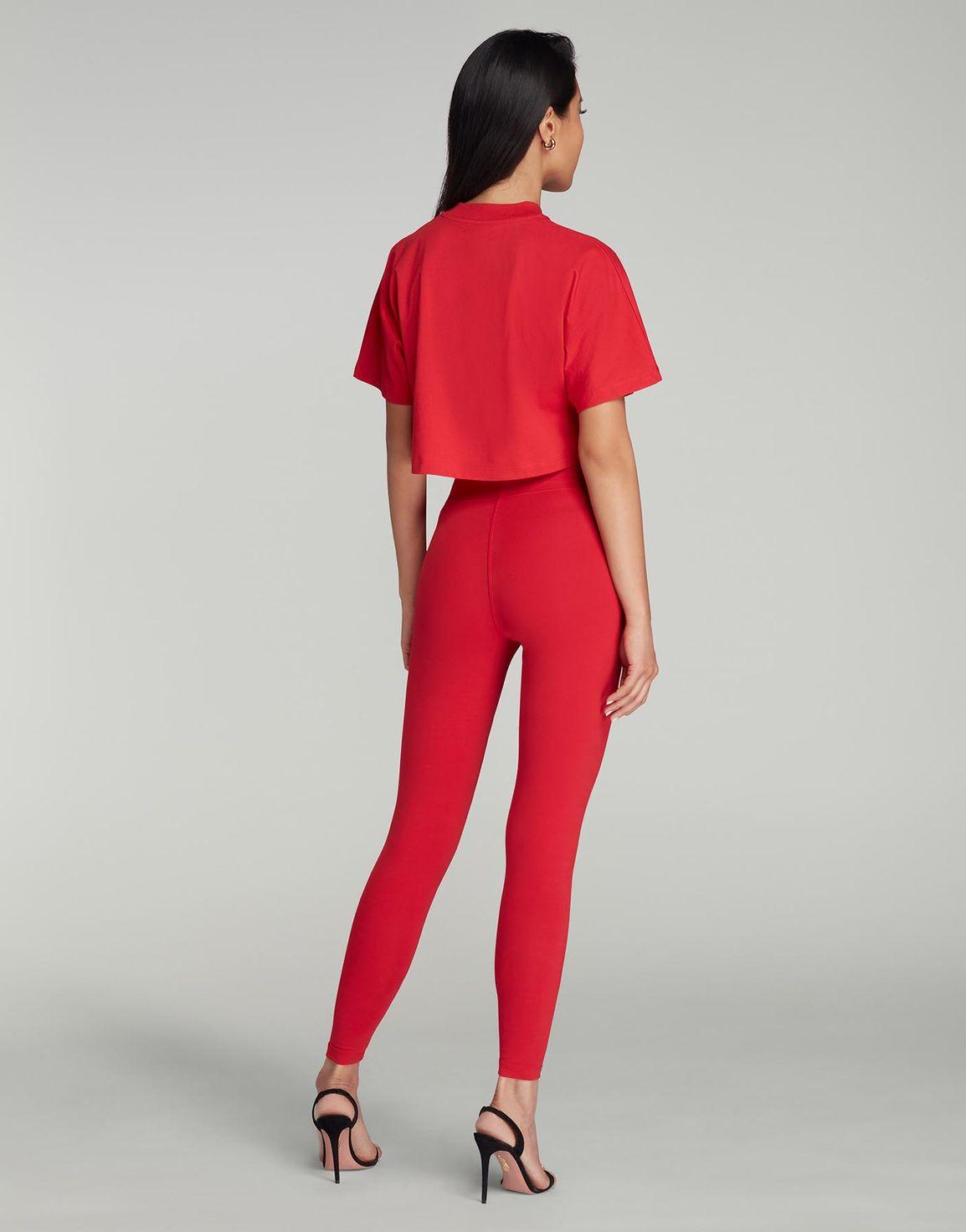 Rayley Crop Top Red/Leopard | Agent Provocateur