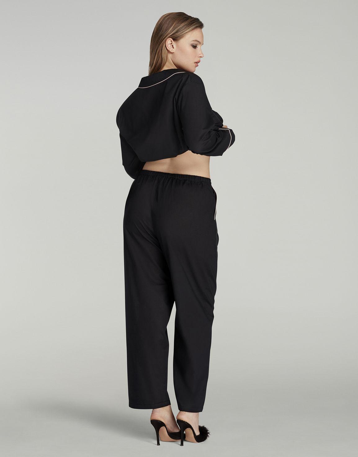 Filipa Long PJ Set Black | Agent Provocateur