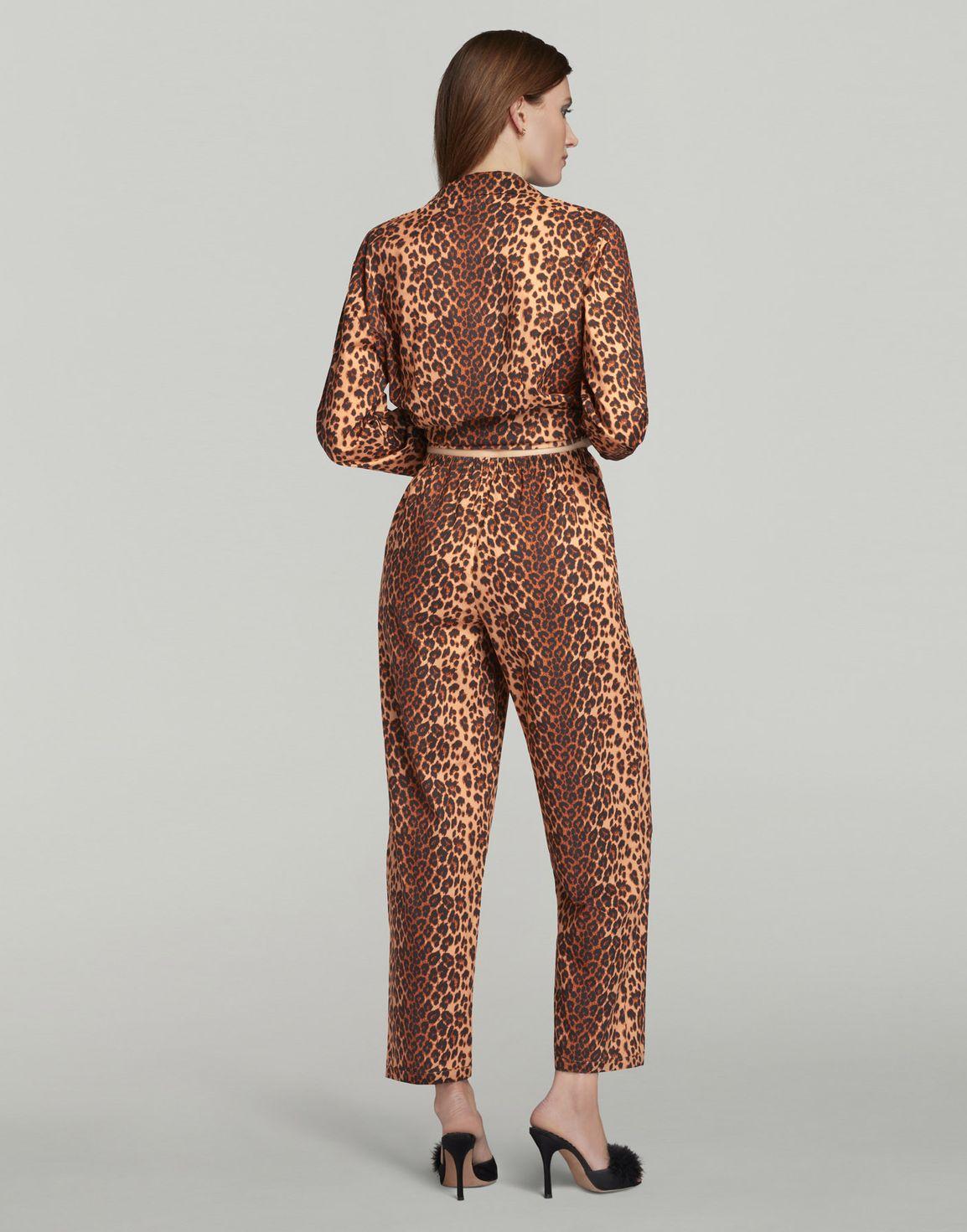 Filipa Long PJ Set Leopard | Agent Provocateur