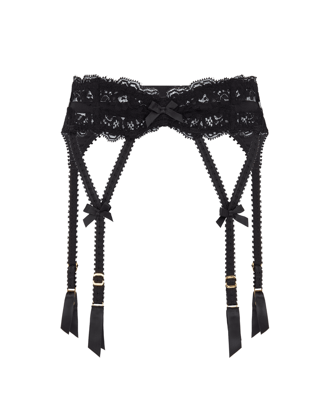 Lacy Suspender Black | Agent Provocateur