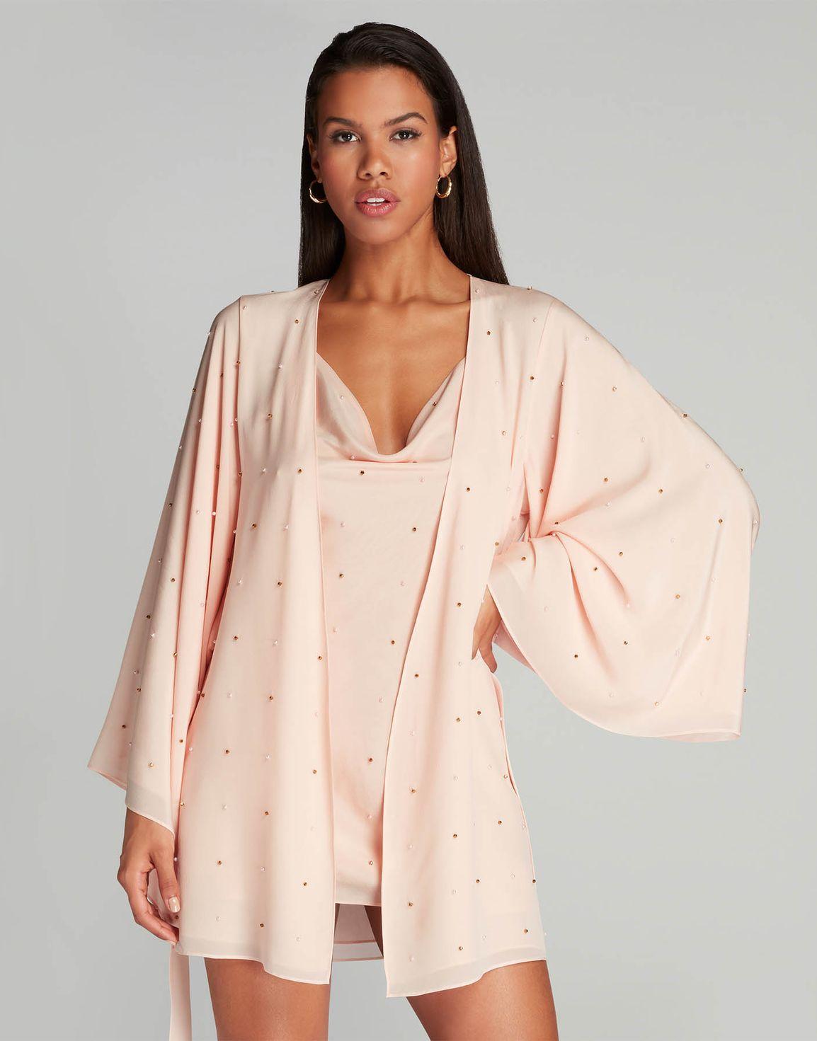 Shimmee Short Kimono Pink | Agent Provocateur