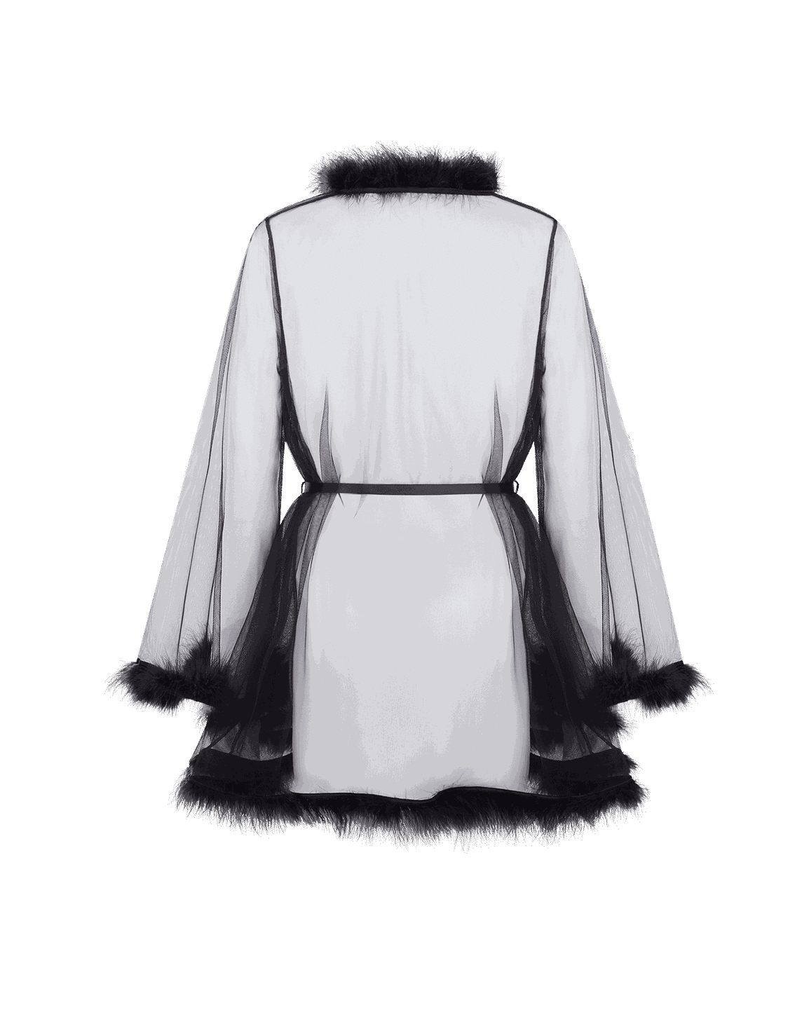 Dollee Dressing Gown Black | Agent Provocateur