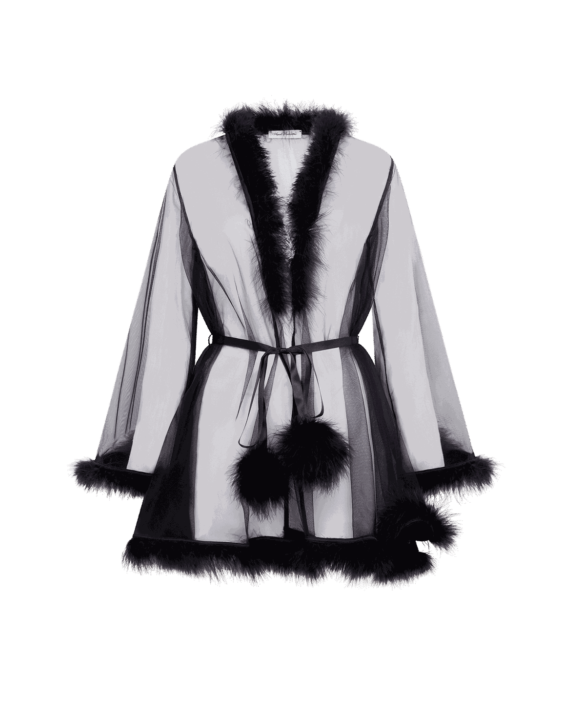 Dollee Dressing Gown Black | Agent Provocateur