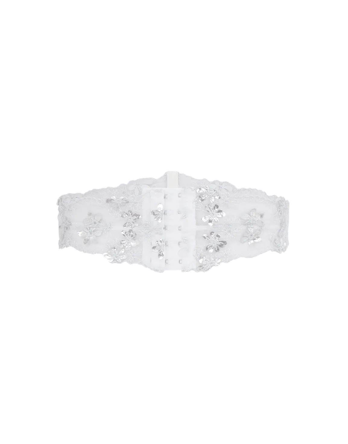 Skylee Waspie White/Silver | Agent Provocateur