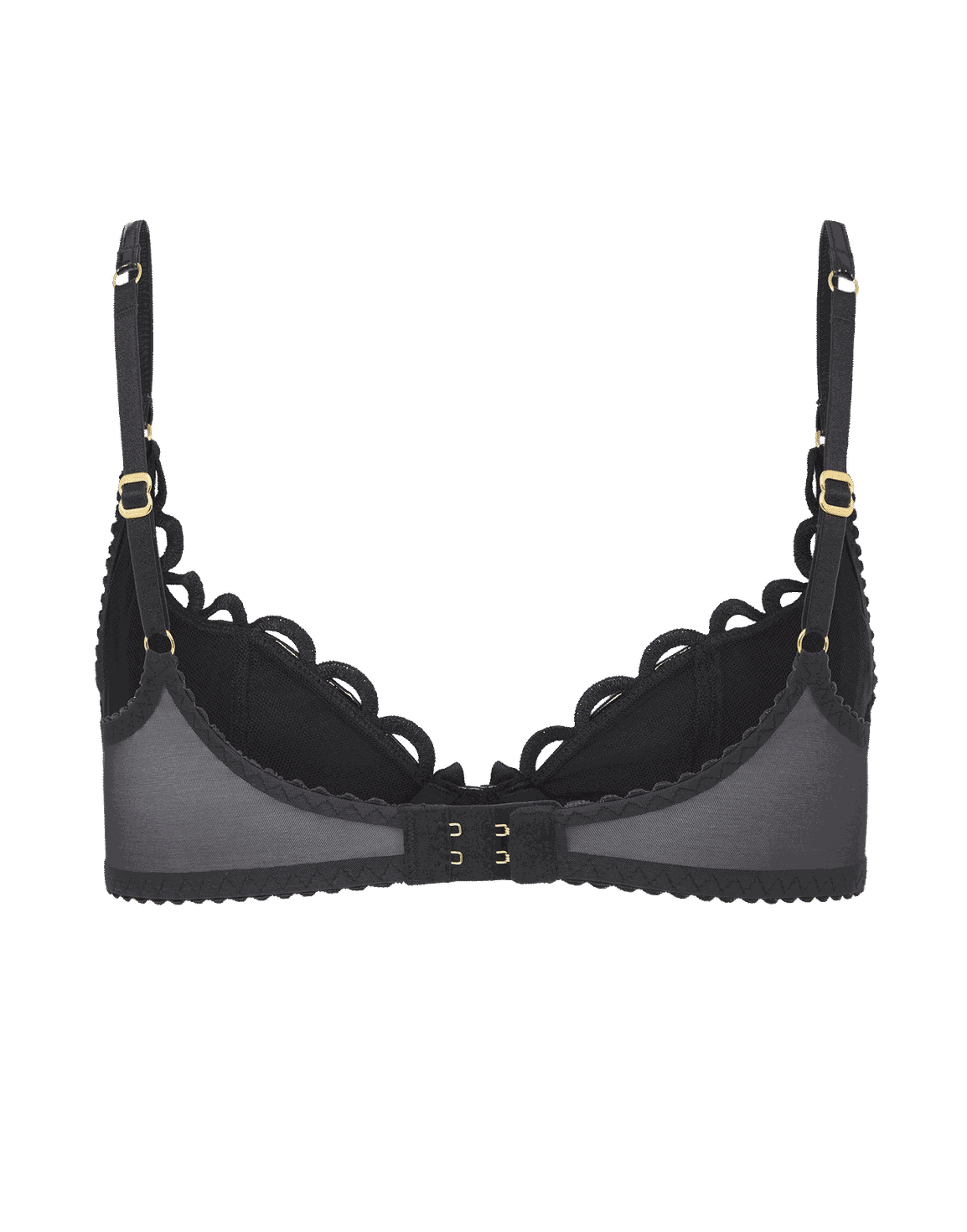 Zarya Demi Cup Bra Black | Agent Provocateur