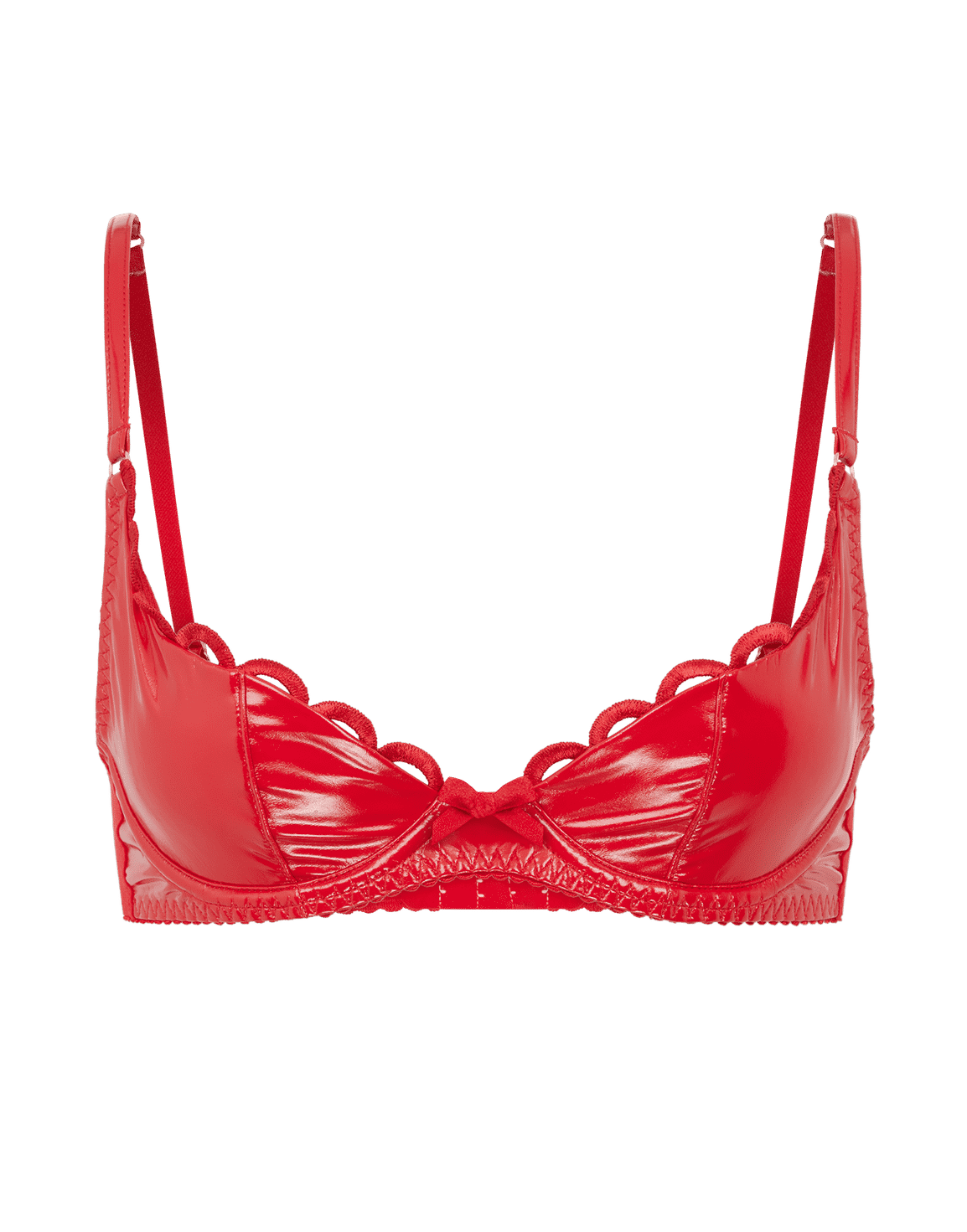Zarya Demi Cup Underwired Bra Red | Agent Provocateur