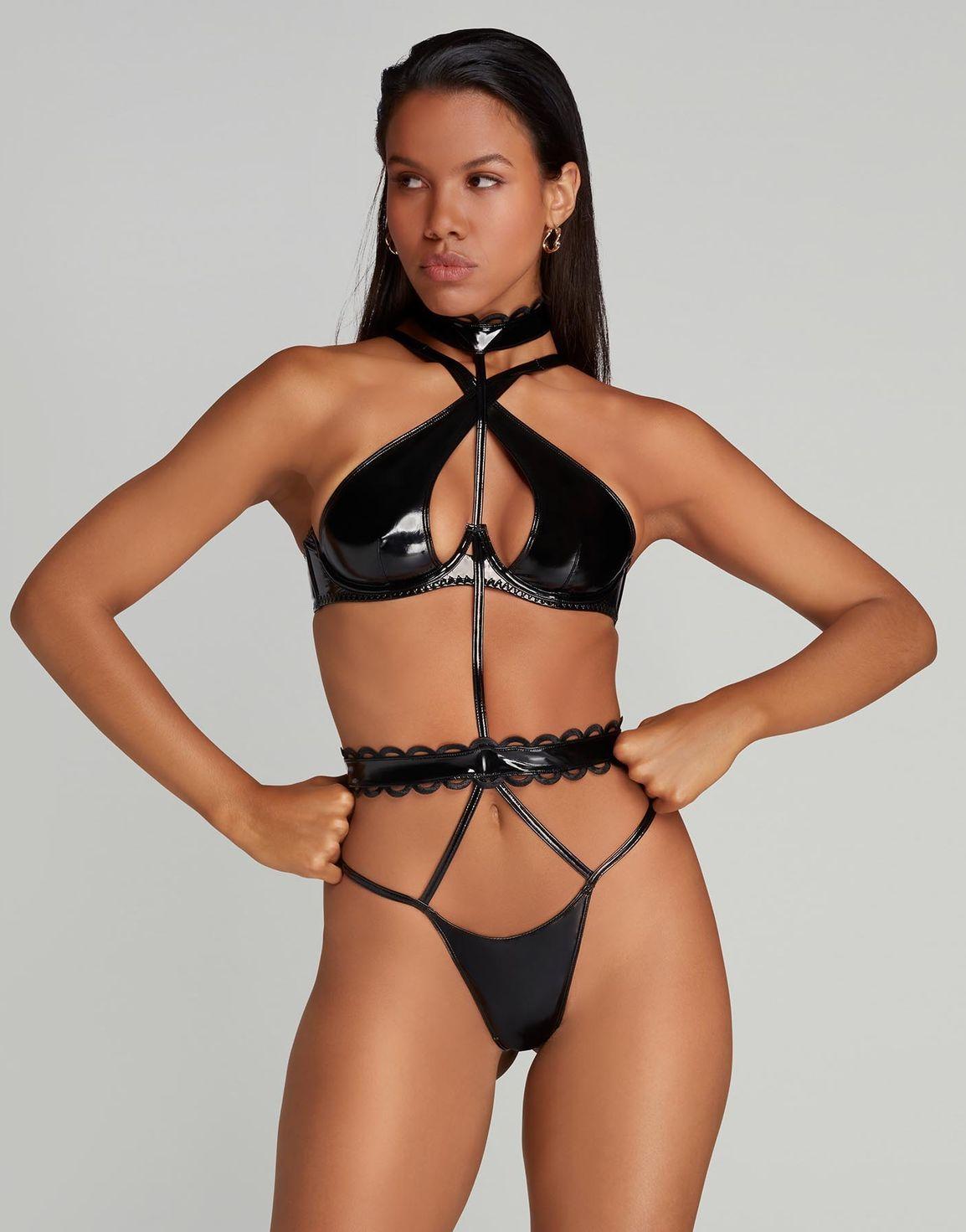 Zarya Playsuit Black | Agent Provocateur