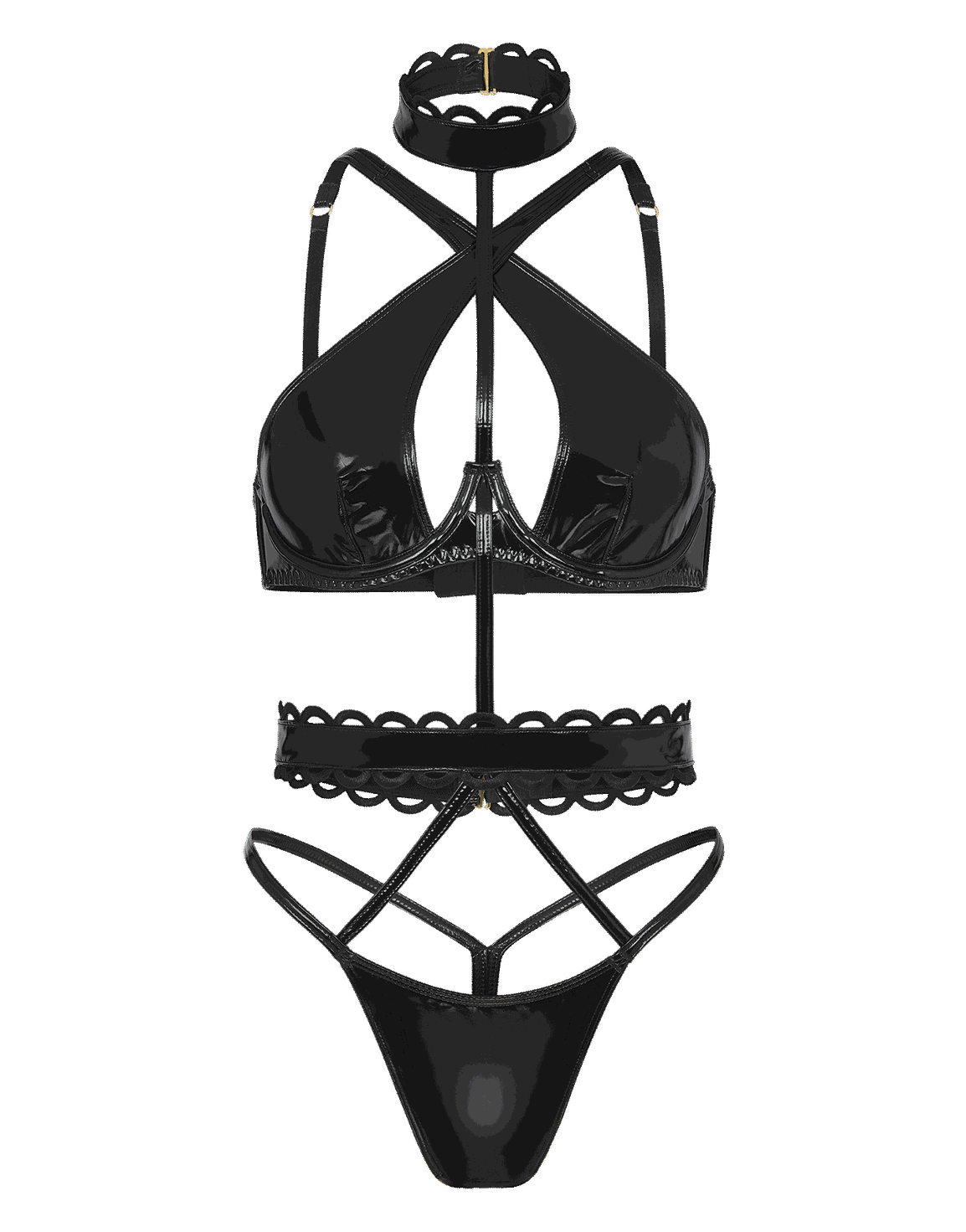 Zarya Playsuit Black | Agent Provocateur