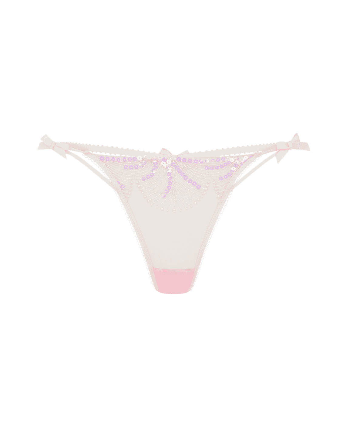 Quinny Thong Baby Pink/Sand | Agent Provocateur