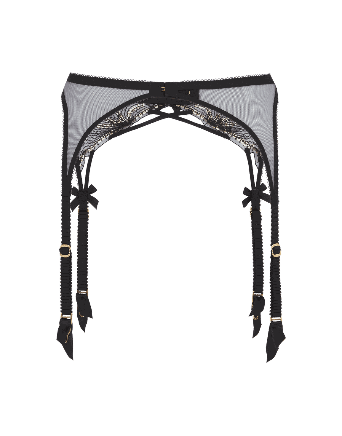 Quinny Suspender Black/Gold | Agent Provocateur
