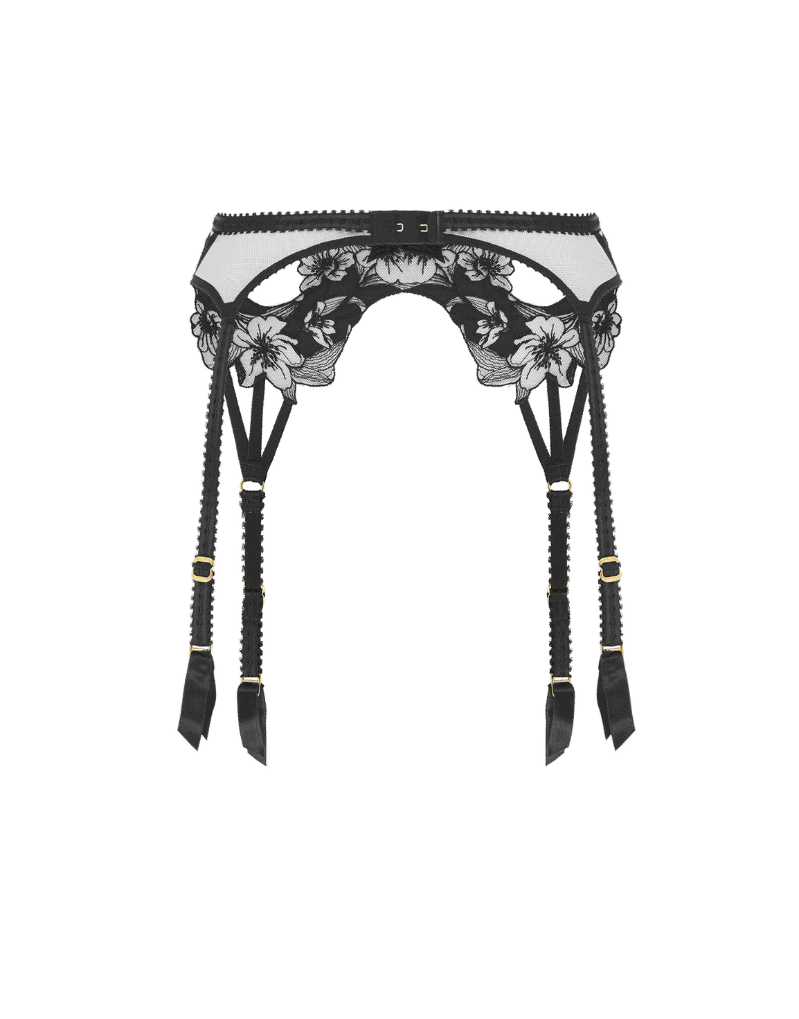 Fantasya Suspender Black/Petrol | Agent Provocateur