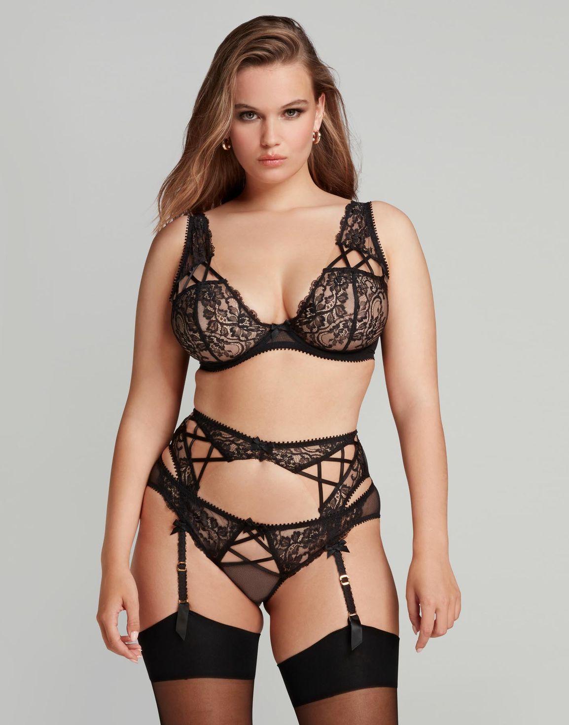 Cordellia Suspender Black | Agent Provocateur