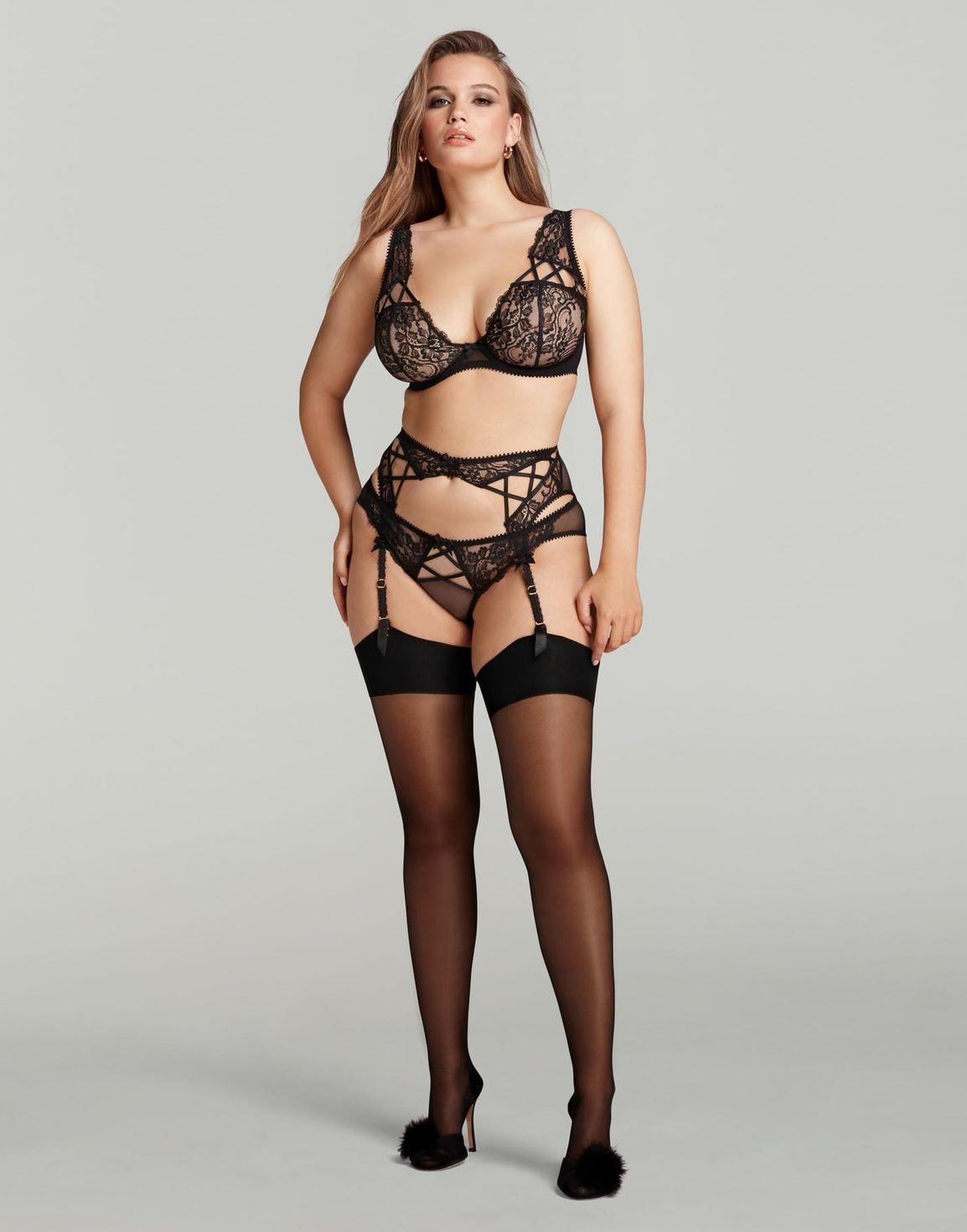 Cordellia Suspender Black | Agent Provocateur
