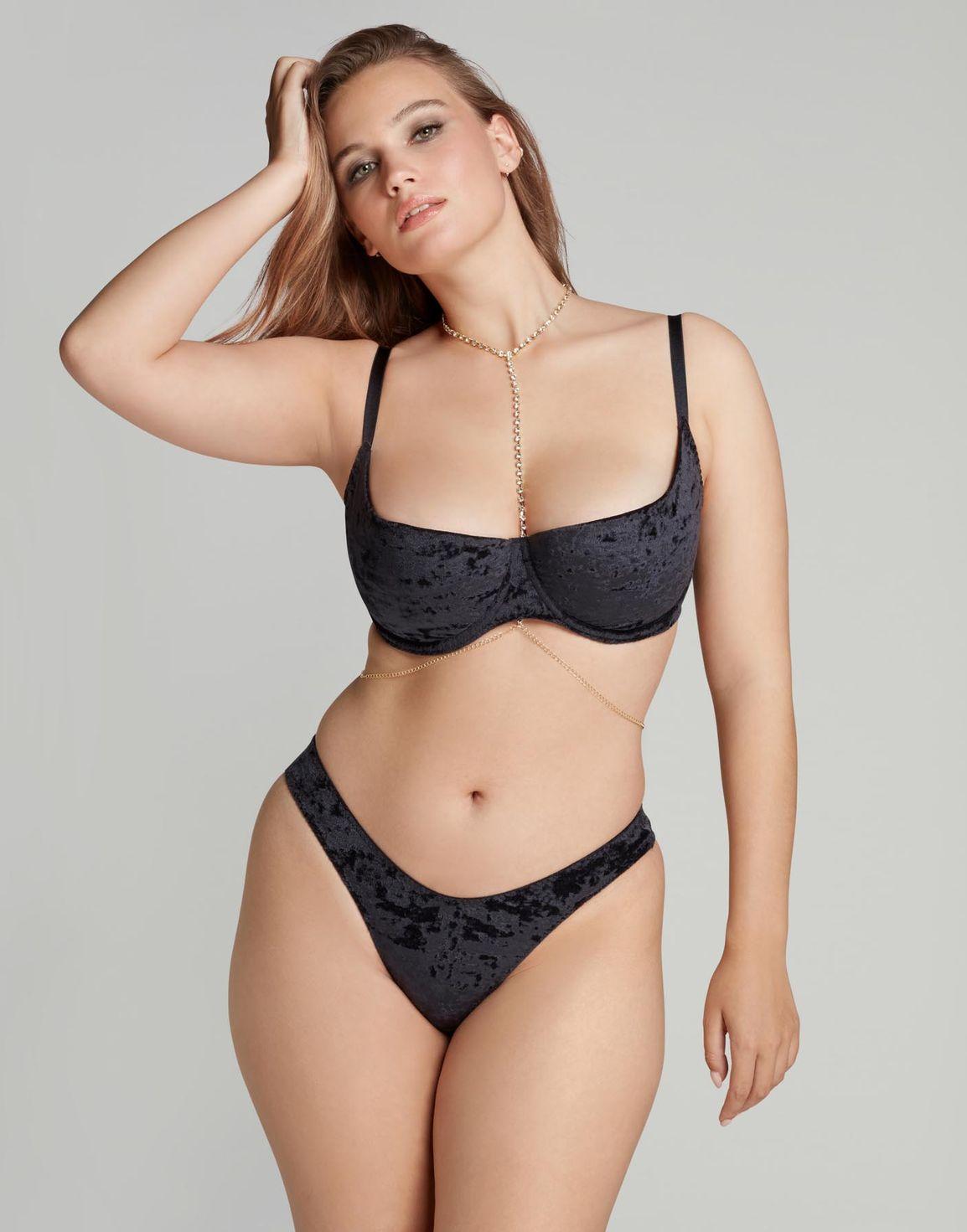 Kati Demi Cup Bra Black/Gold | Agent Provocateur
