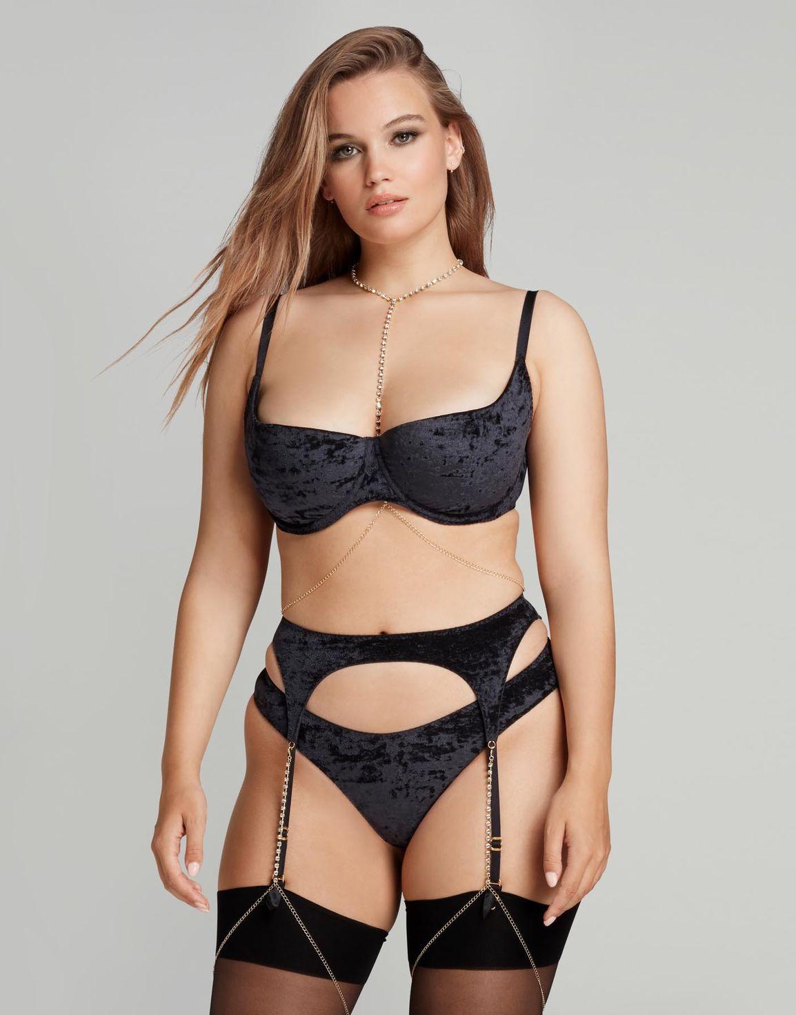 Kati Suspender Black/Gold | Agent Provocateur