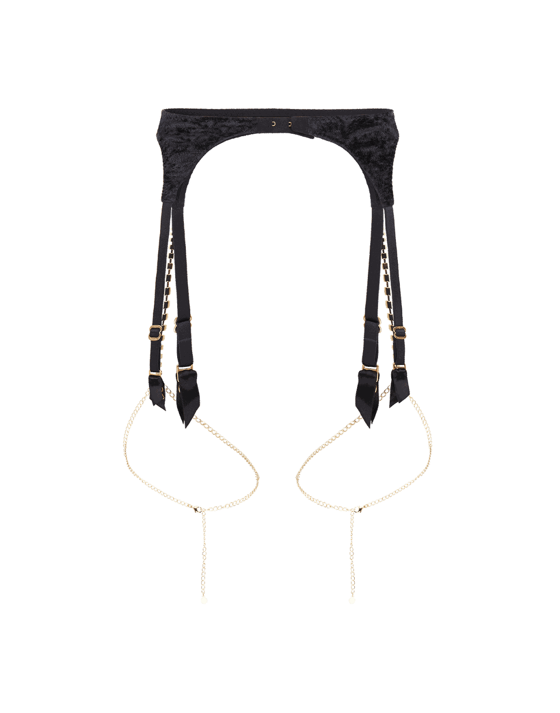 Kati Suspender Black/Gold | Agent Provocateur