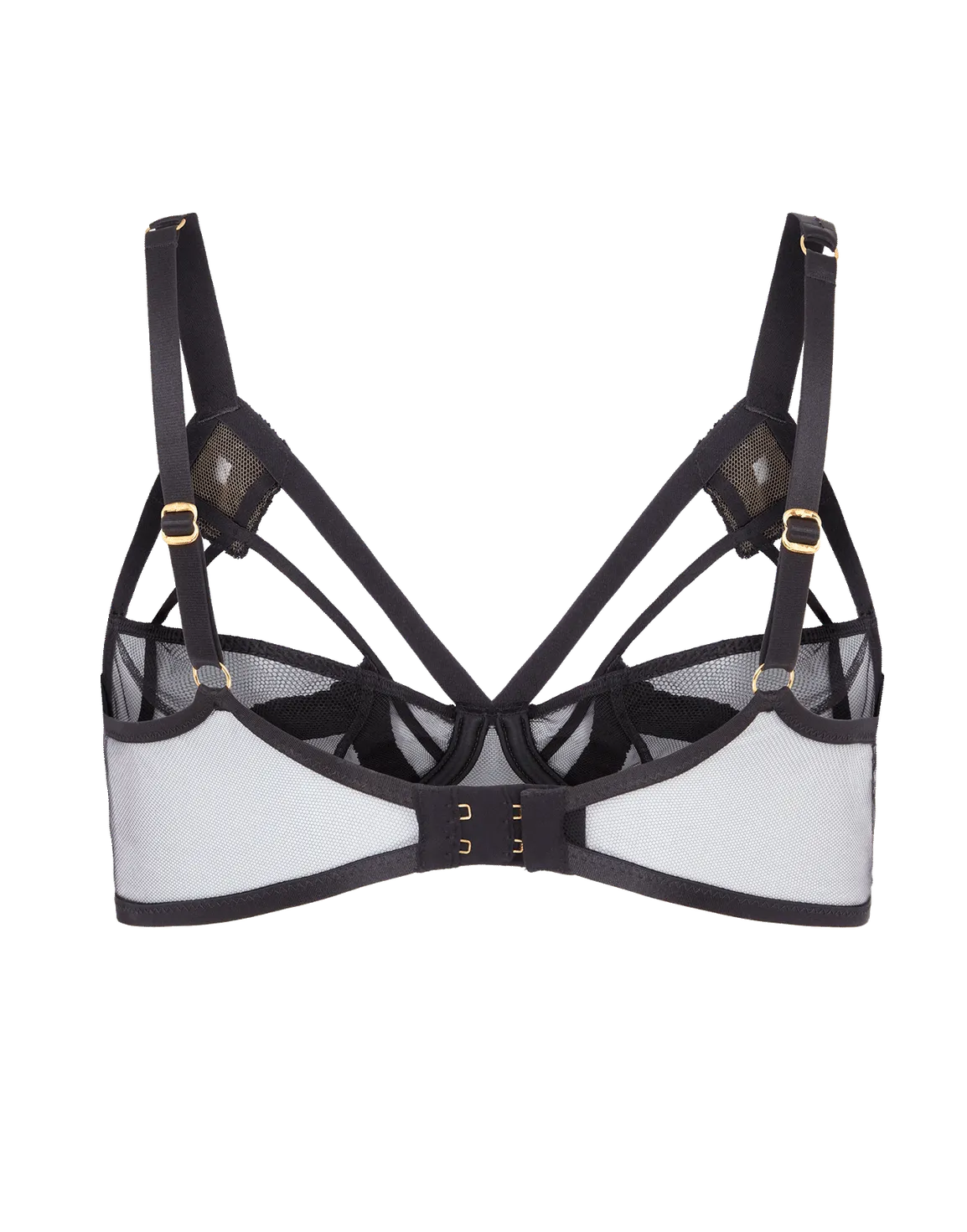 Celestia Balconette Underwired Bra Black | Agent Provocateur
