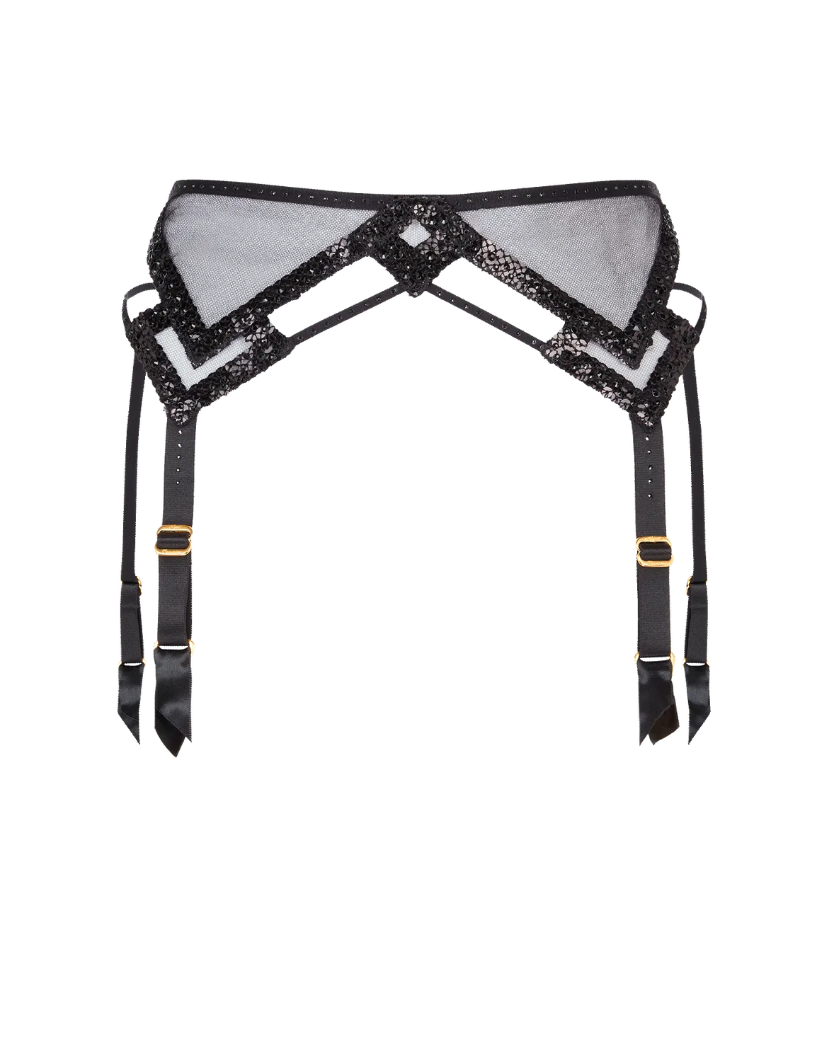 Celestia Suspender Black | Agent Provocateur