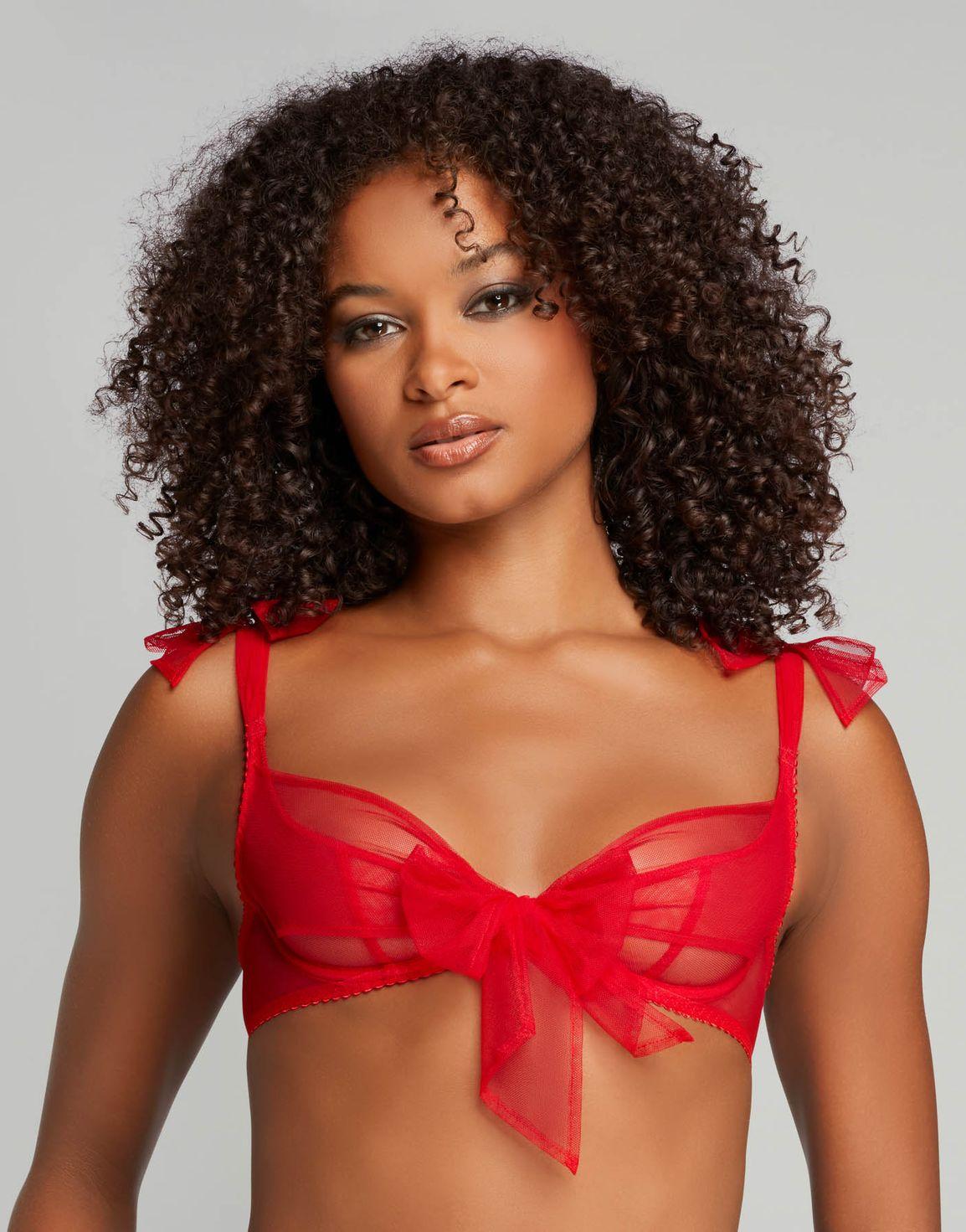 Danika Plunge Underwired Bra Red | Agent Provocateur