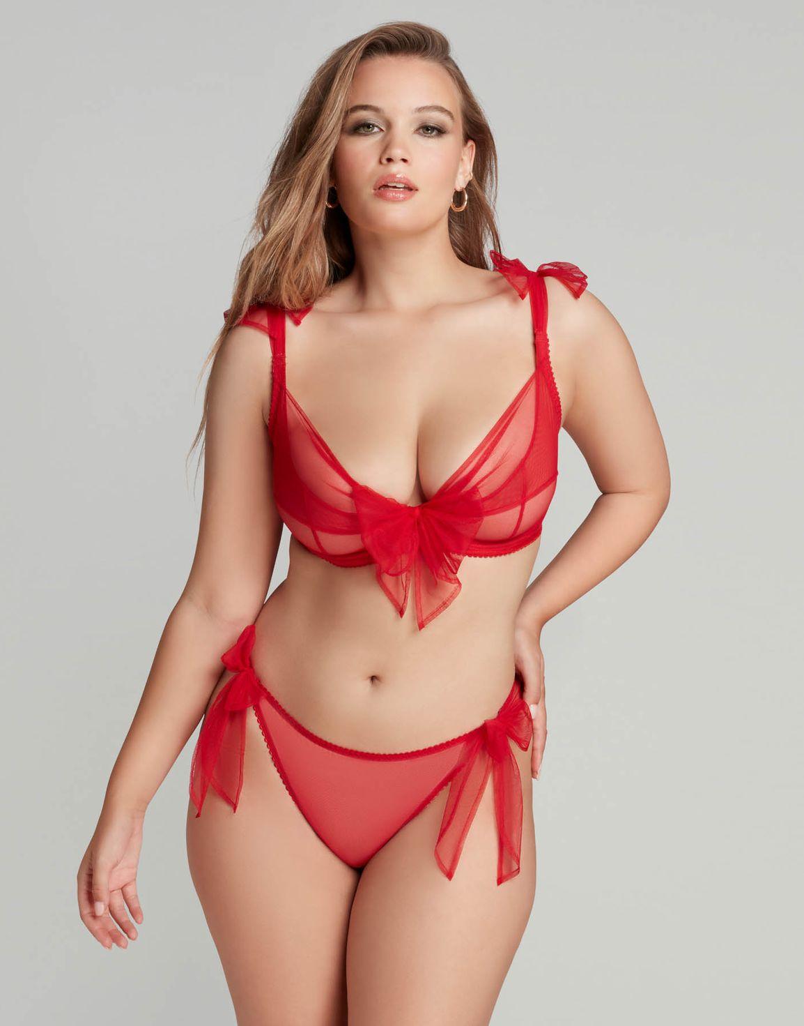 Danika Plunge Underwired Bra Red | Agent Provocateur