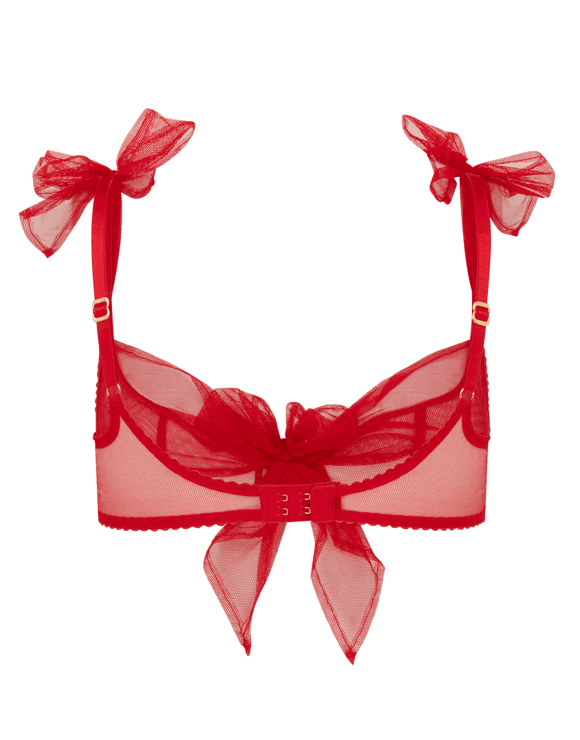 Danika Plunge Underwired Bra Red | Agent Provocateur