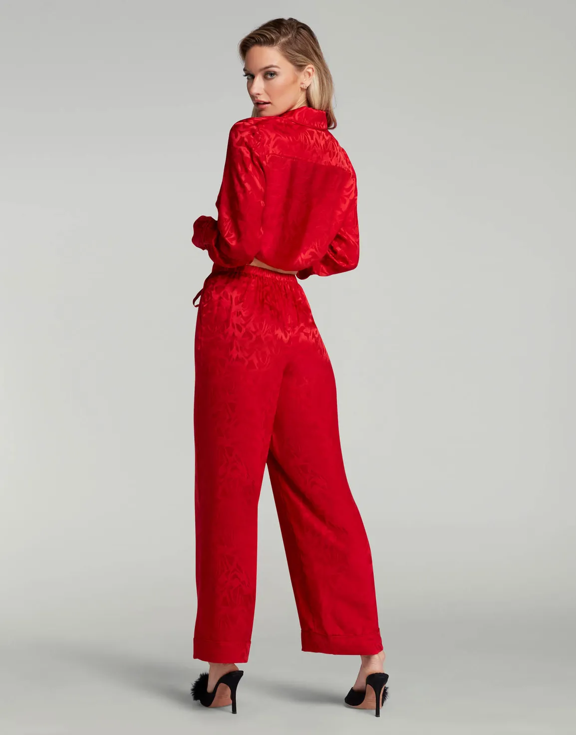 Kassidie Pyjama Trouser Red | Agent Provocateur