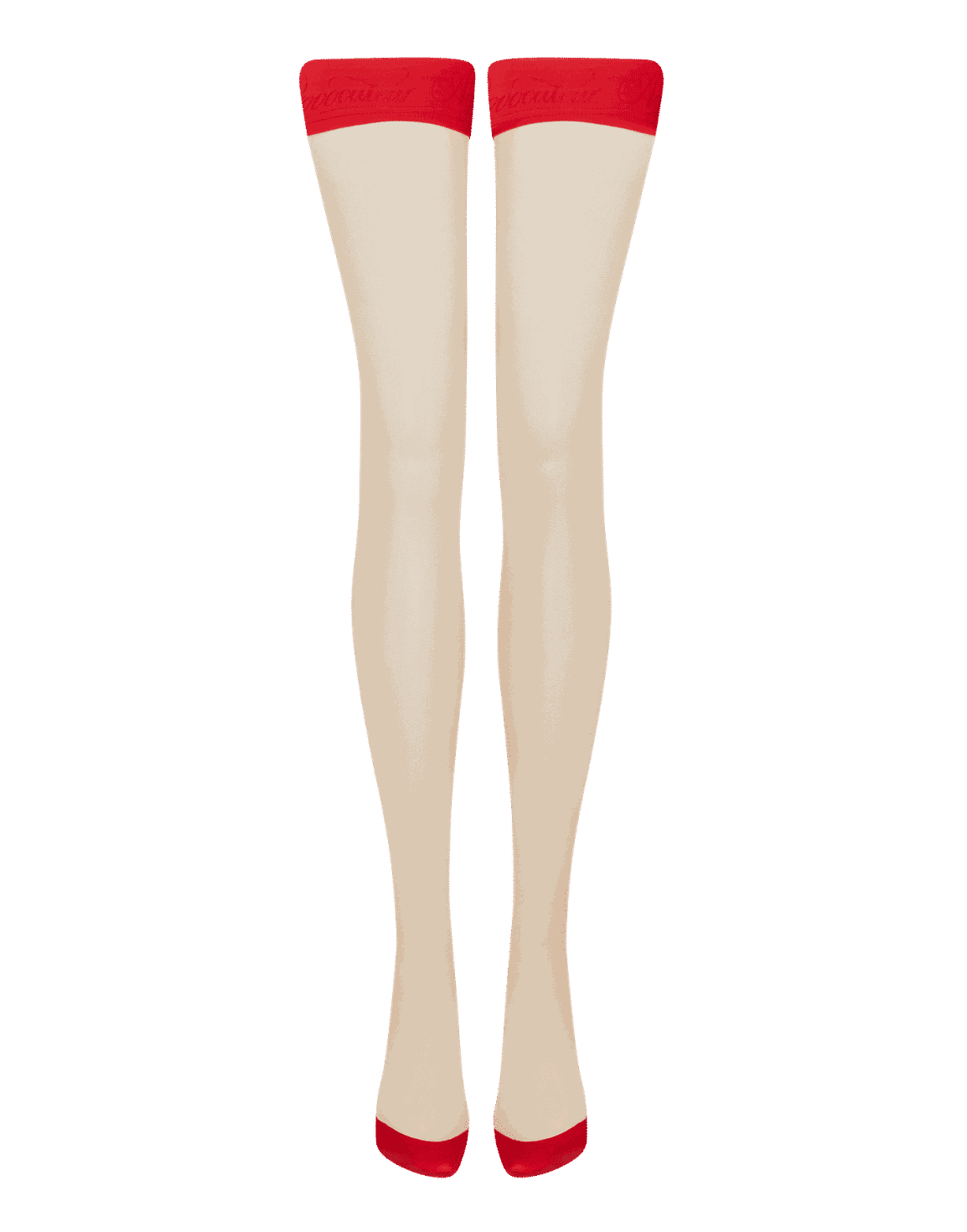 Prezzie Hold Ups Champagne/Red | Agent Provocateur