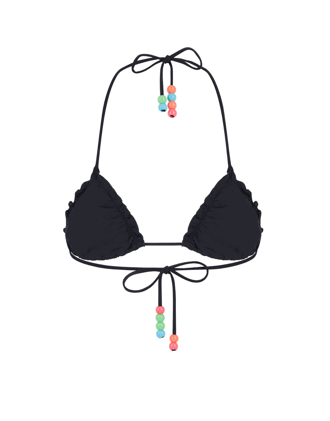 Lely Tie Side Bikini Top Black | Agent Provocateur