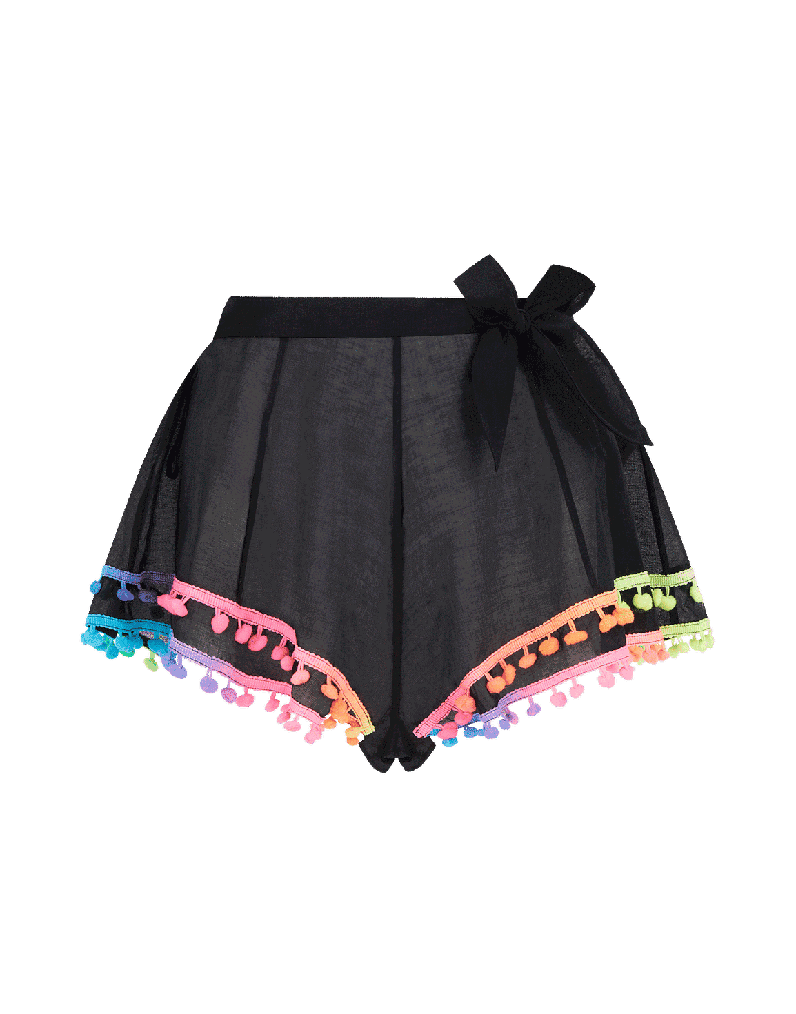 Lely Beach Cover Up Shorts Black | Agent Provocateur