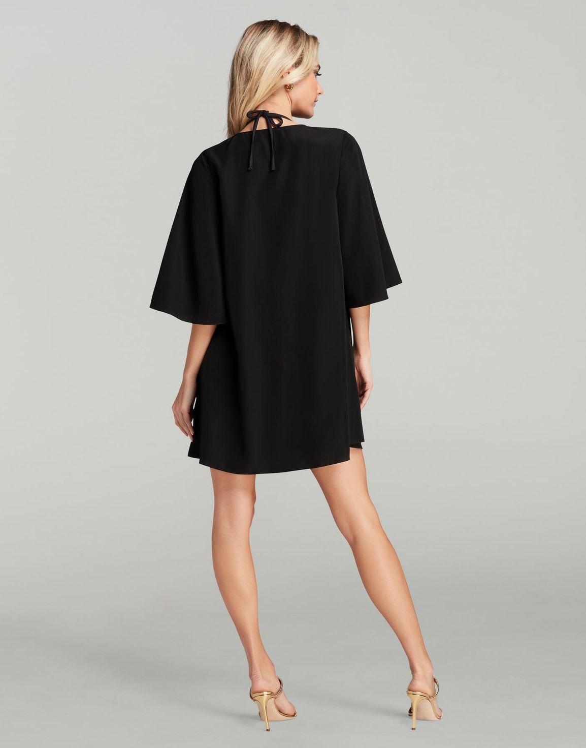 Nahli Short Kaftan Black/Gold | Agent Provocateur