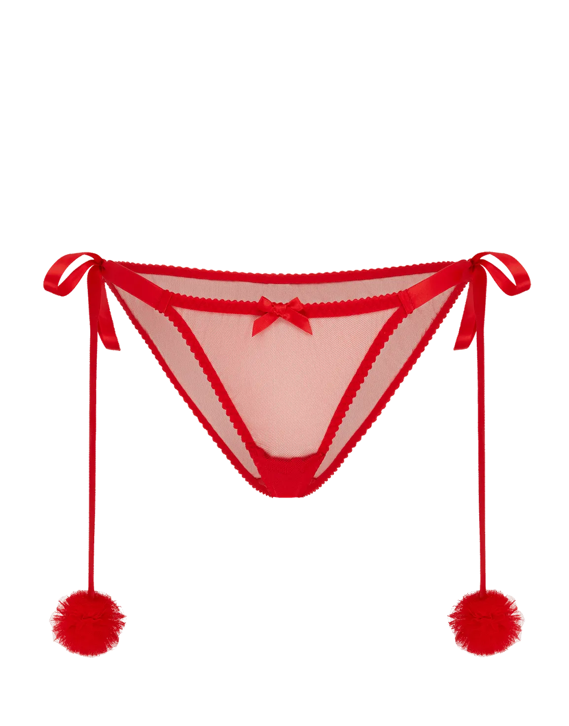 Sleigh Tie-Side Brief Red/Gold | Agent Provocateur