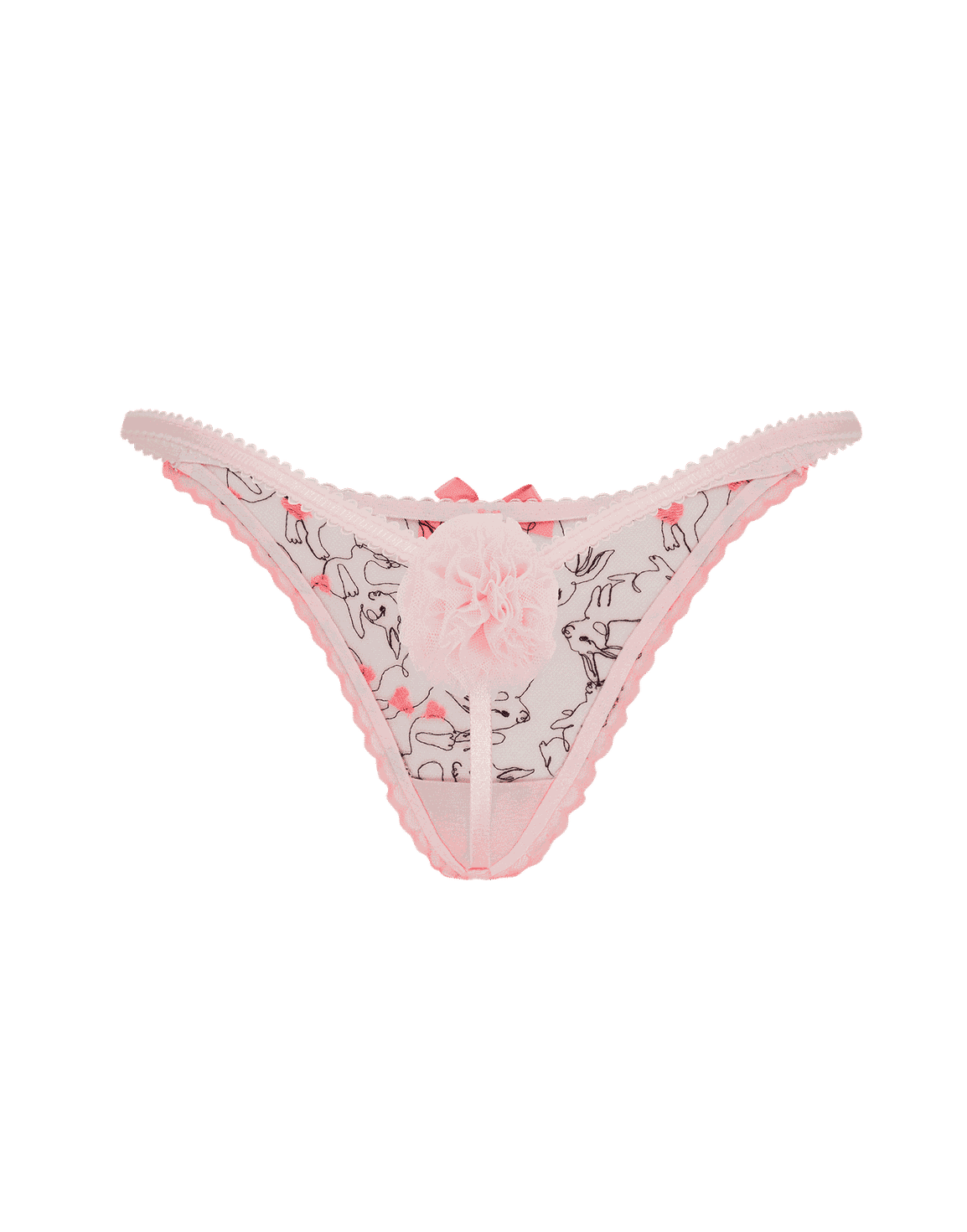 Bunnie Thong Baby Pink | Agent Provocateur