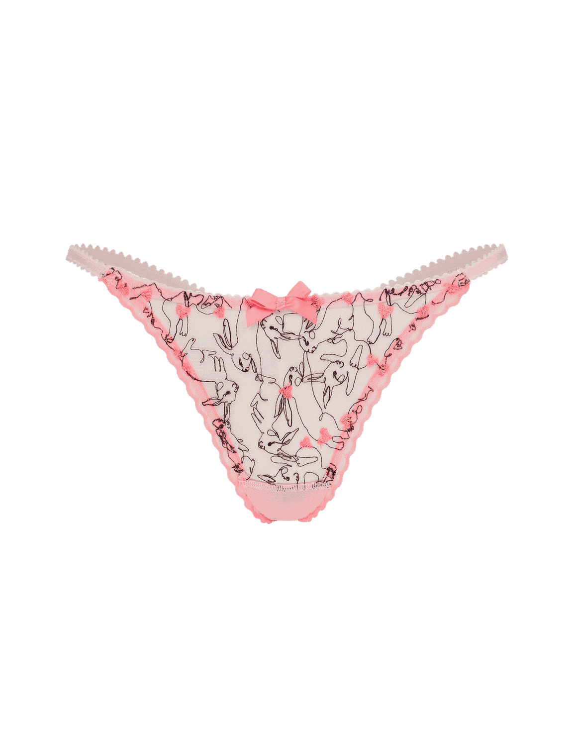 Bunnie Thong Baby Pink | Agent Provocateur