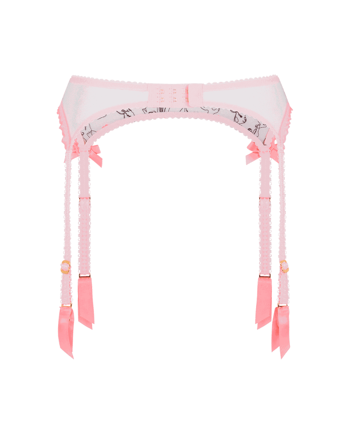 Bunnie Suspender Baby Pink | Agent Provocateur