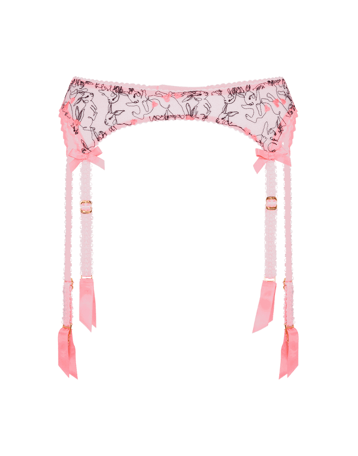 Bunnie Suspender Baby Pink | Agent Provocateur