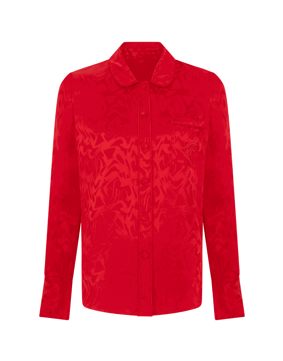 Kassidie Long Sleeved Pyjama Top Red | Agent Provocateur
