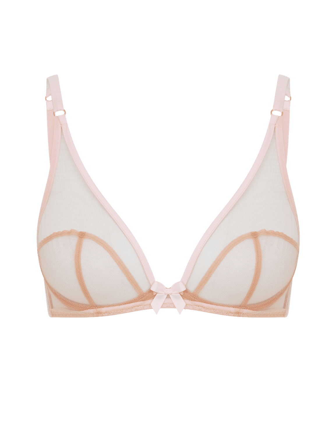 Emmy Lou High Apex Underwired Bra Pink | Agent Provocateur