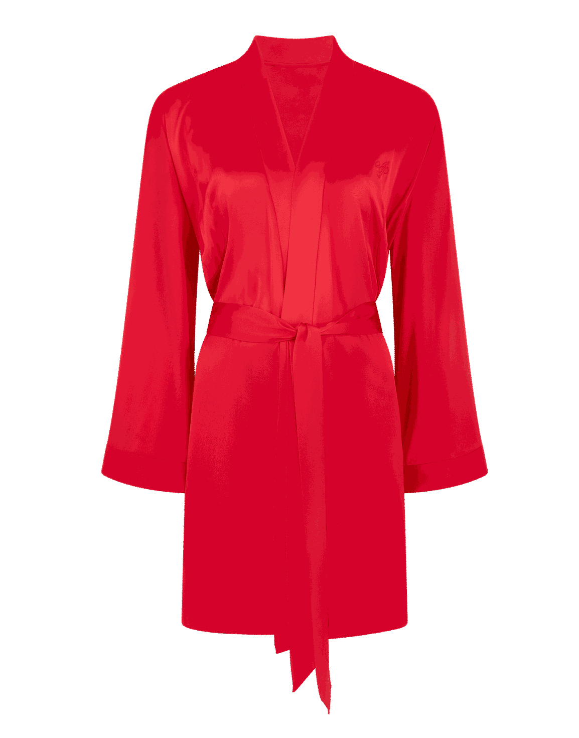 Arlette Short Dressing Gown Red | Agent Provocateur